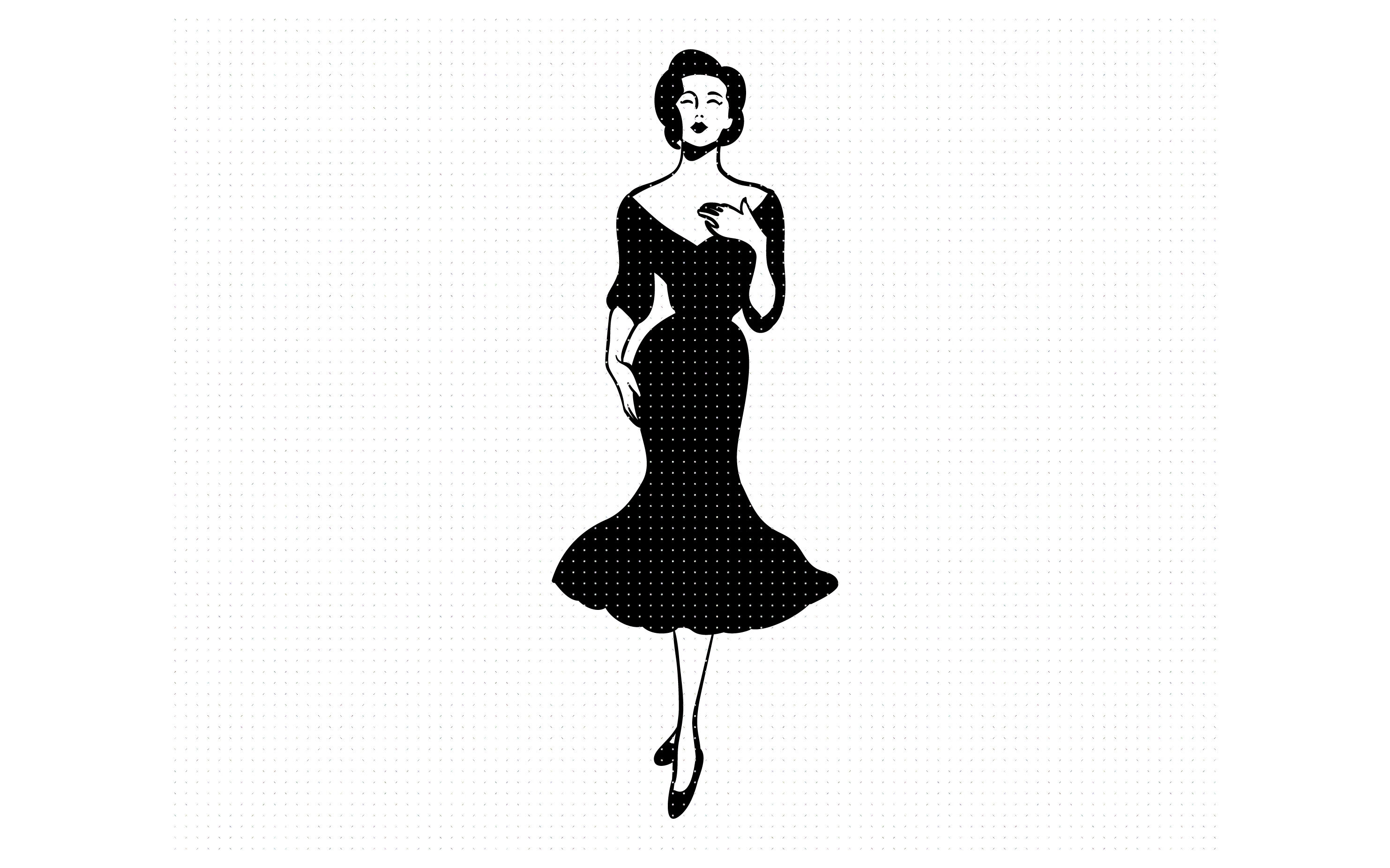Vintage Lady Sign Retro Female Symbol Woman Svg Dxf Vector Eps By Crafteroks Thehungryjpeg Com