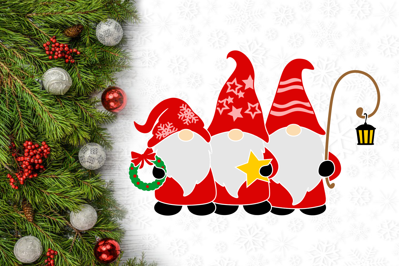Christmas Gnome Packs Svg Design By AgsDesign | TheHungryJPEG