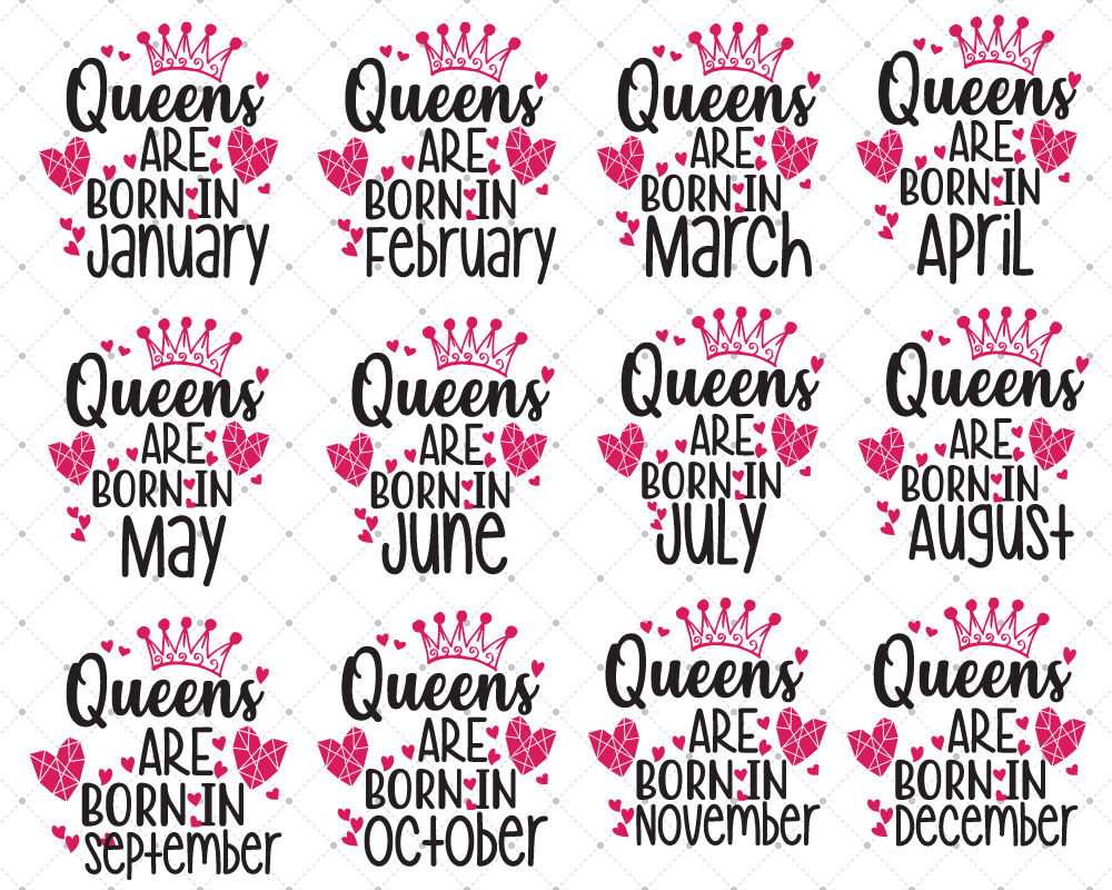 Download Birthday Queen SVG Bundle Cut Files for Cricut Silhouette ...
