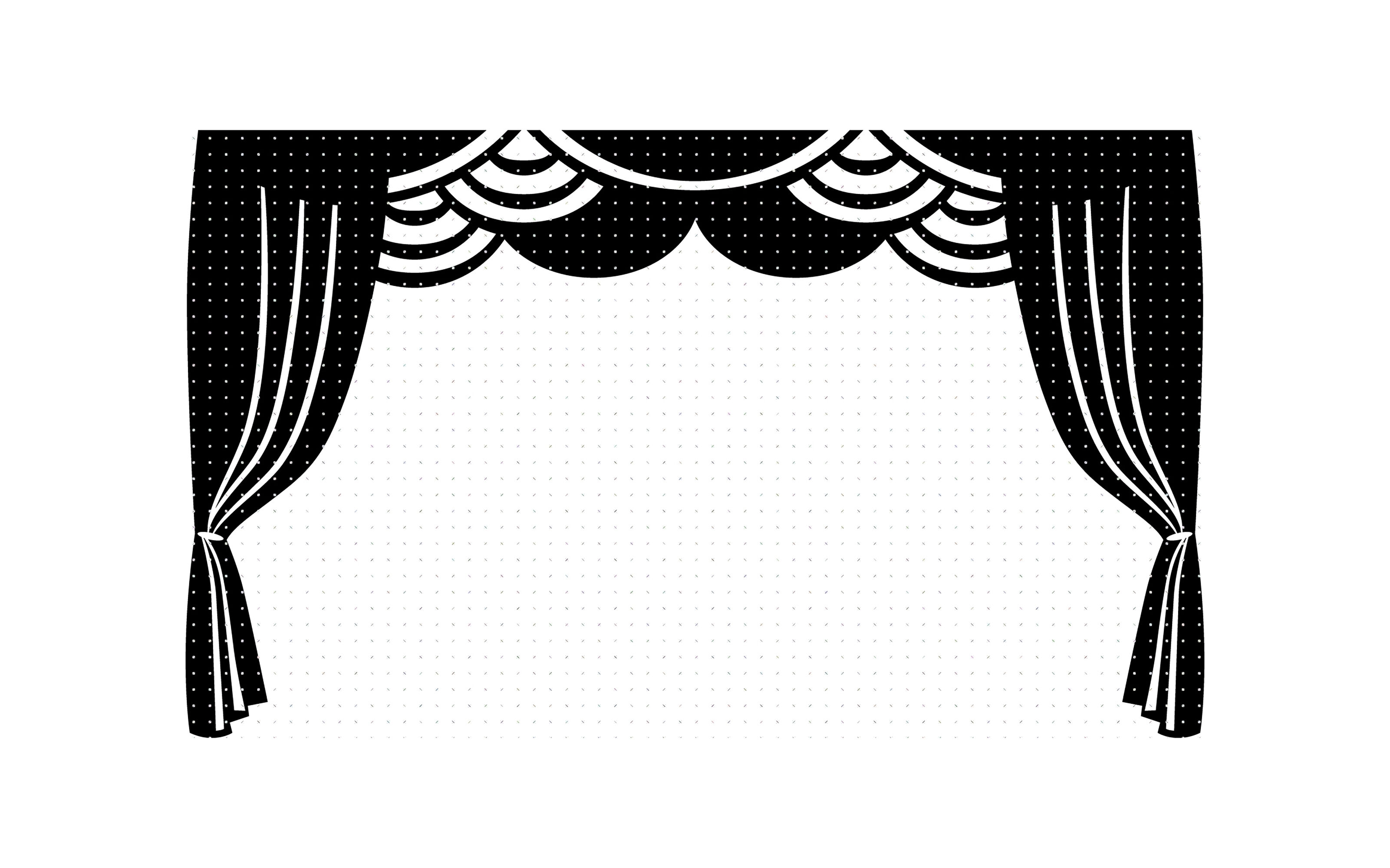 Stage Curtain Svg Dxf Vector Eps Clipart Cricut Download By Crafteroks Thehungryjpeg Com