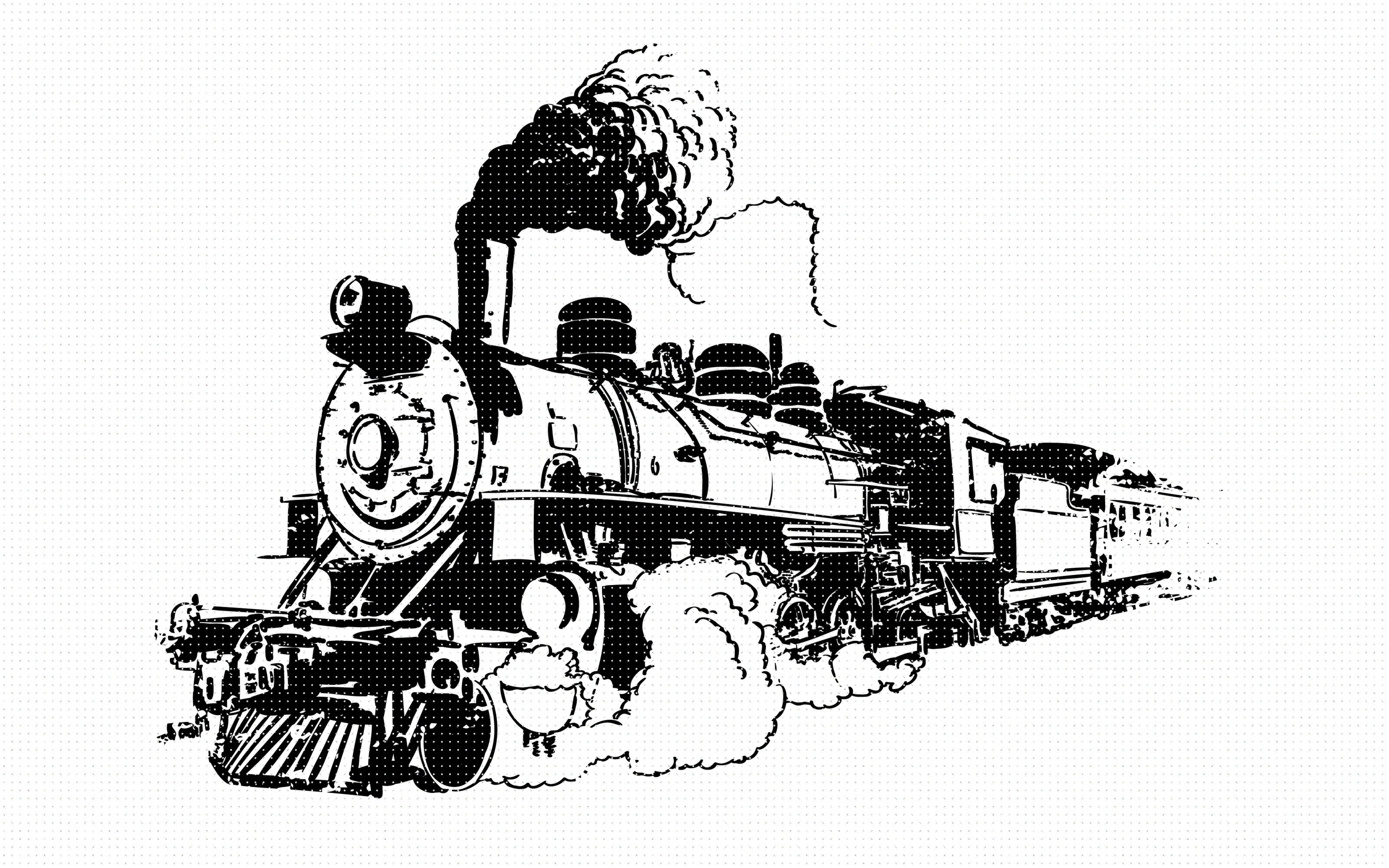 Download Old Steam Train Vintage Locomotive Svg Dxf Vector Eps Clipart By Crafteroks Thehungryjpeg Com