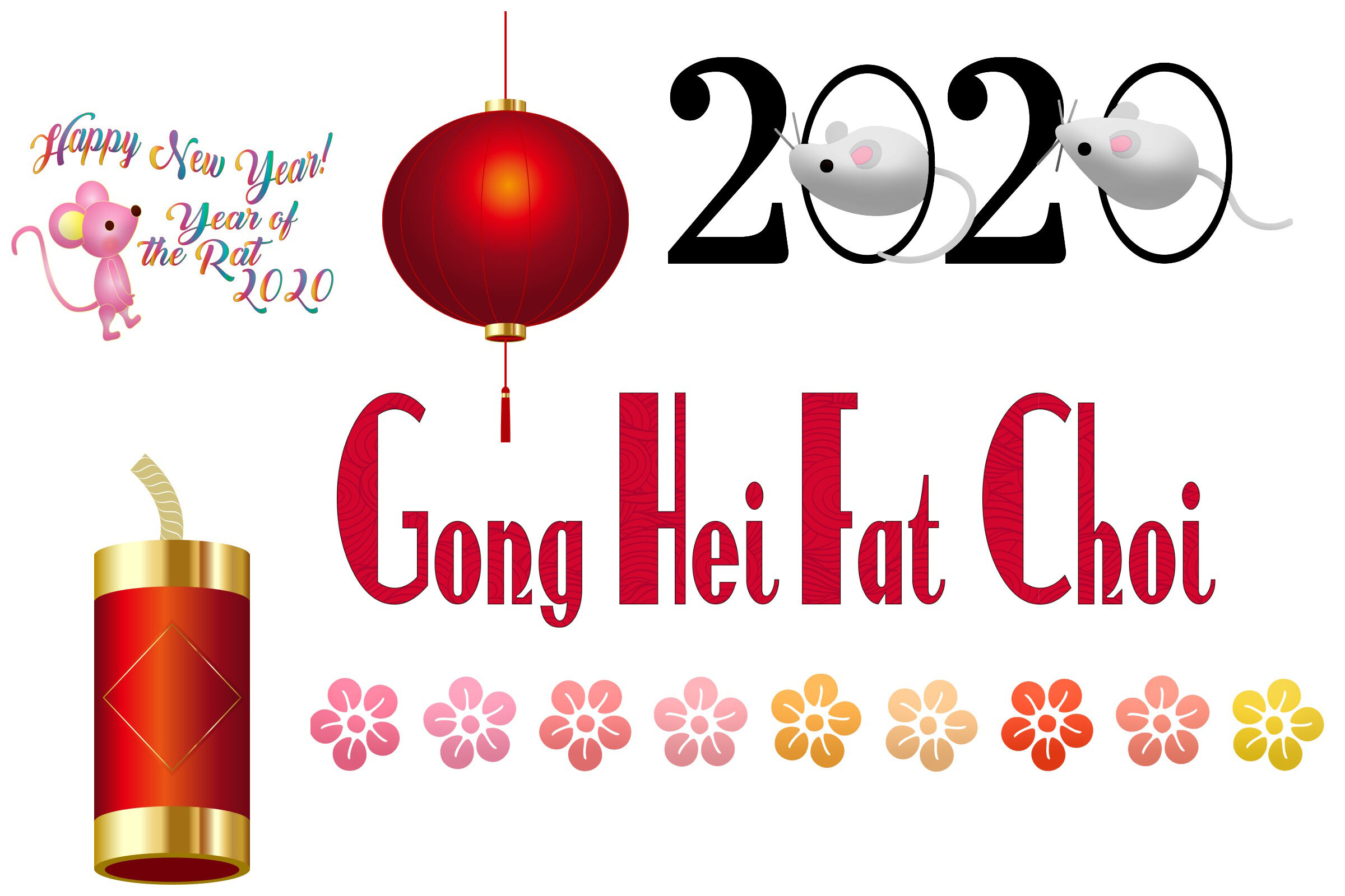 Chinese New Year 2020 Clip Art By Me and Ameliè ...