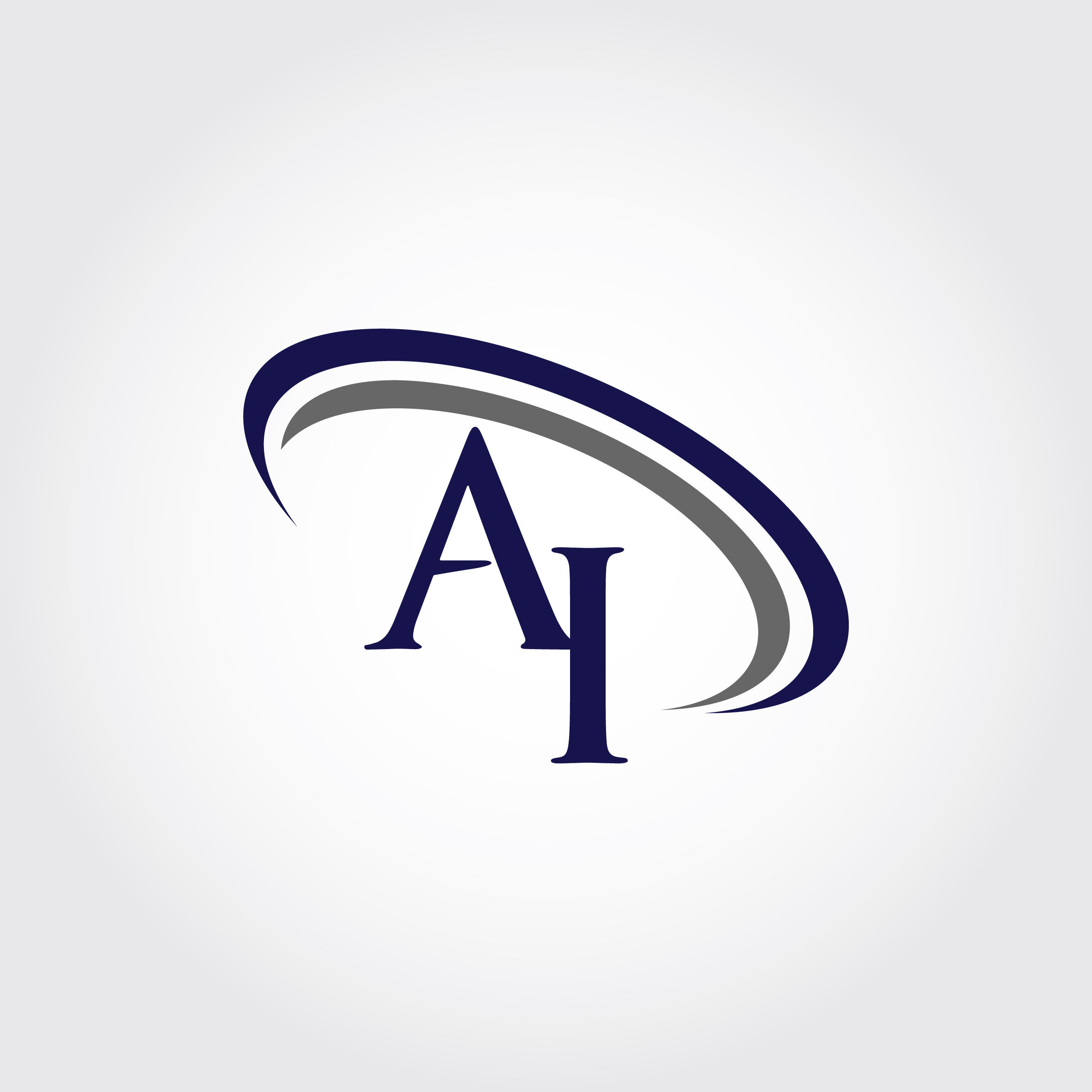 Monogram AI Logo Design By Vectorseller | TheHungryJPEG