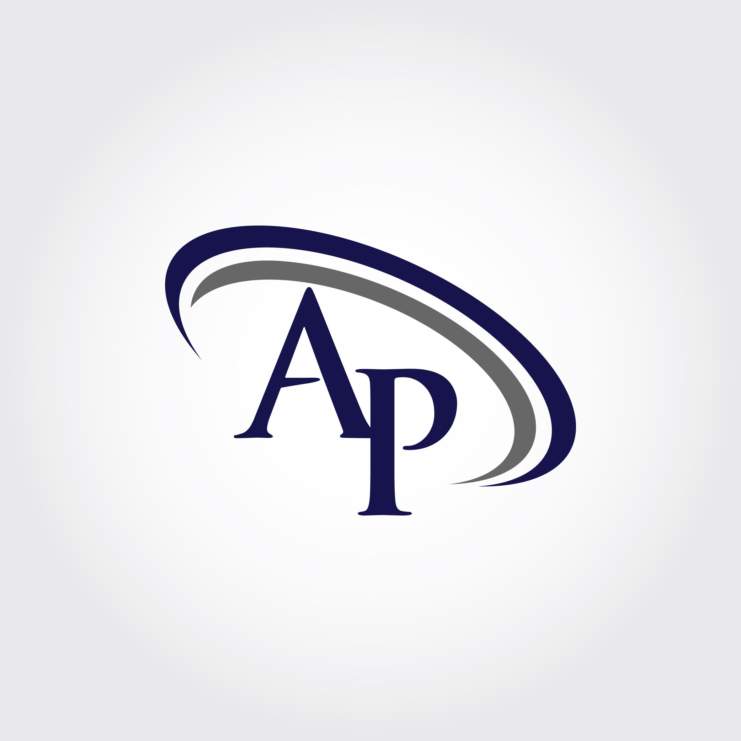 Monogram AP Logo Design By Vectorseller | TheHungryJPEG.com