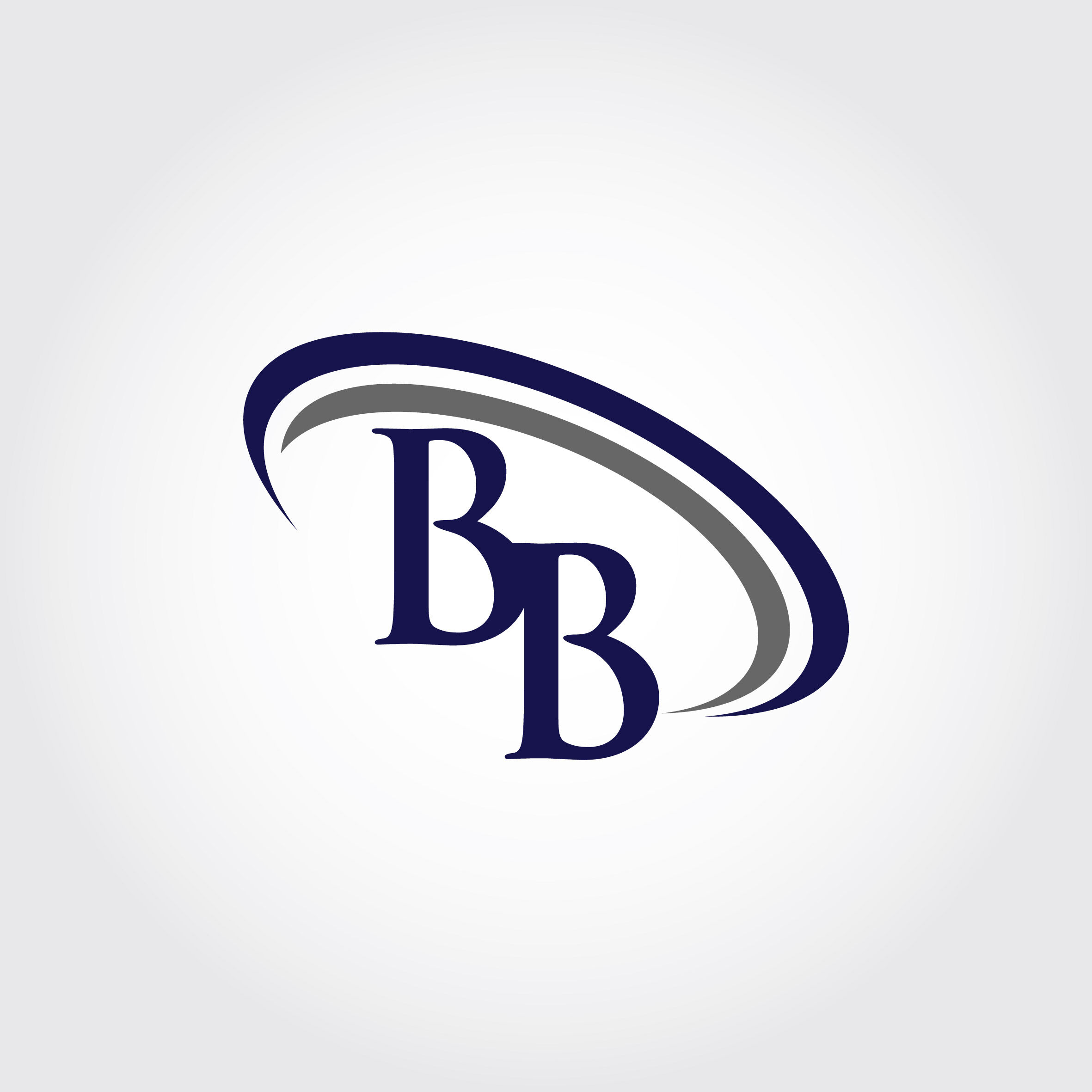 Monogram BB Logo Design By Vectorseller | TheHungryJPEG