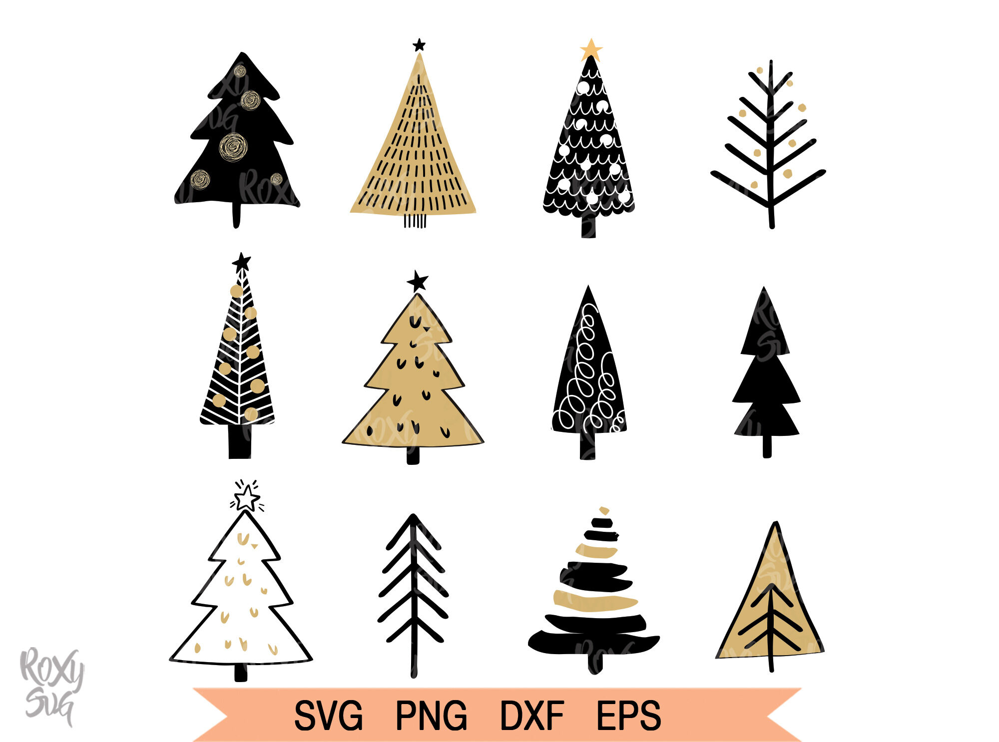 Christmas Tree Svg Merry Christmas Svg Christmas Trees Svg By Lovely Graphics Thehungryjpeg Com