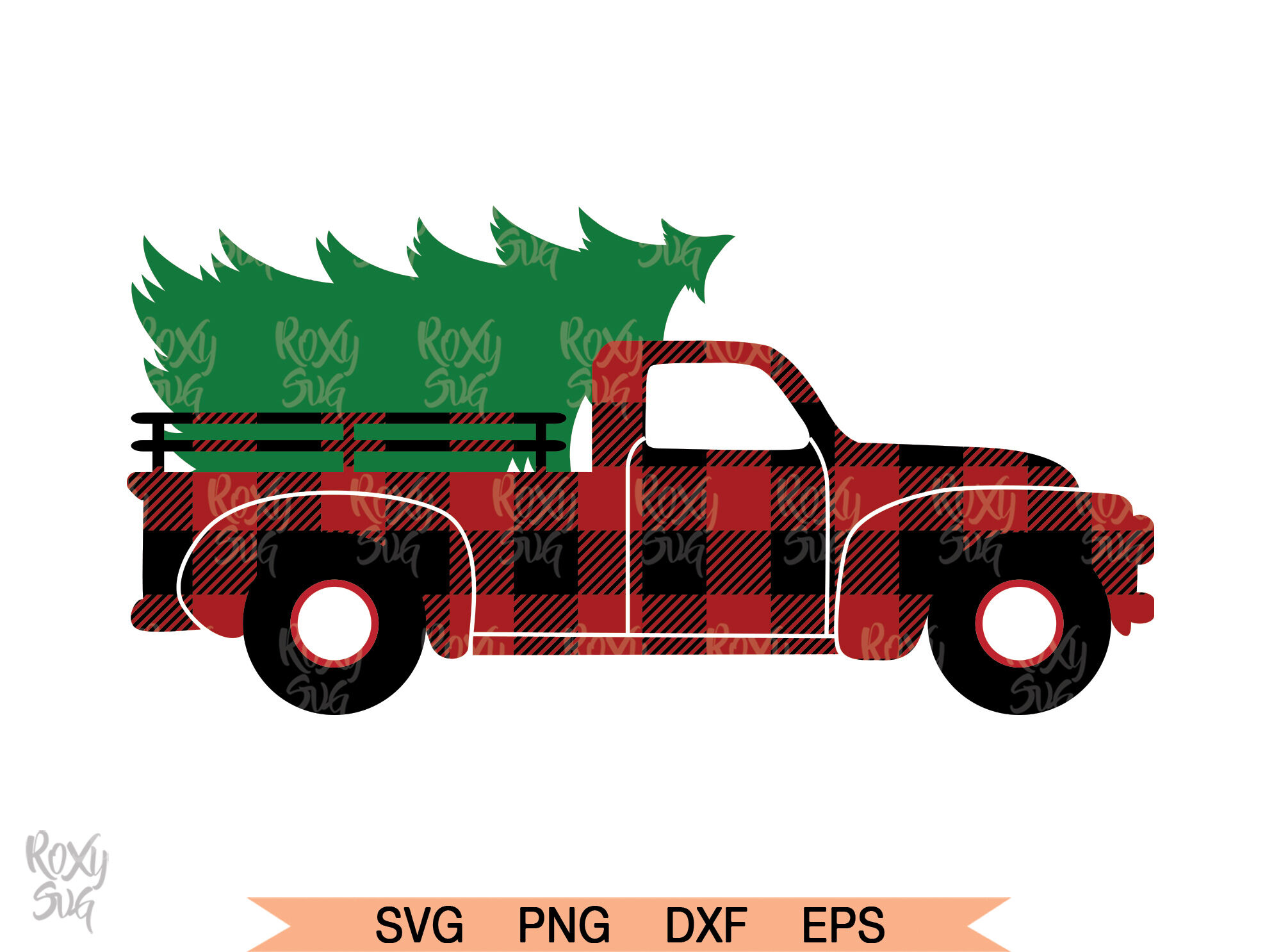 Christmas Tree Truck Cut Files Christmas Svg By Lovely Graphics Thehungryjpeg Com