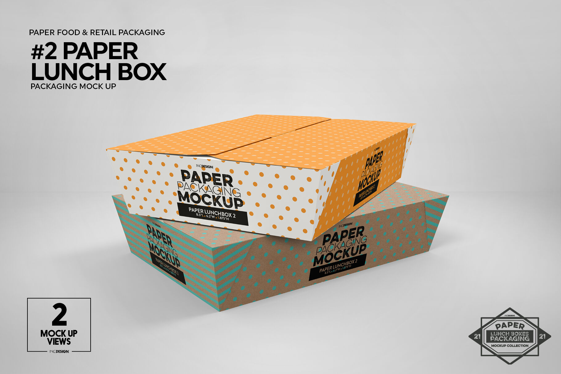 Download Vol 21 Paper Box Packaging Mockups By Inc Design Studio Thehungryjpeg Com