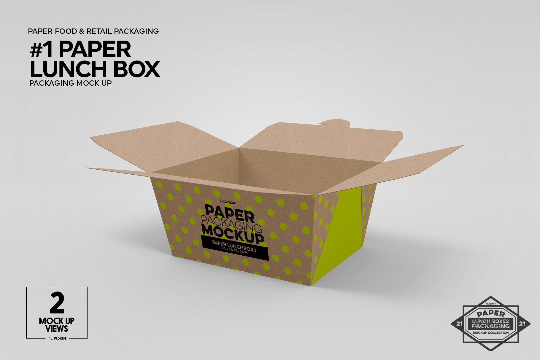 VOL.21 Paper Box Packaging Mockups By INC Design Studio | TheHungryJPEG.com
