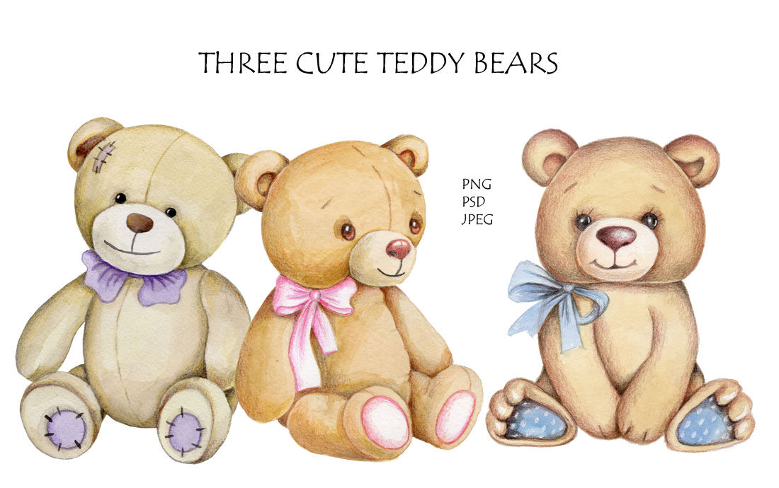 color of teddy bear