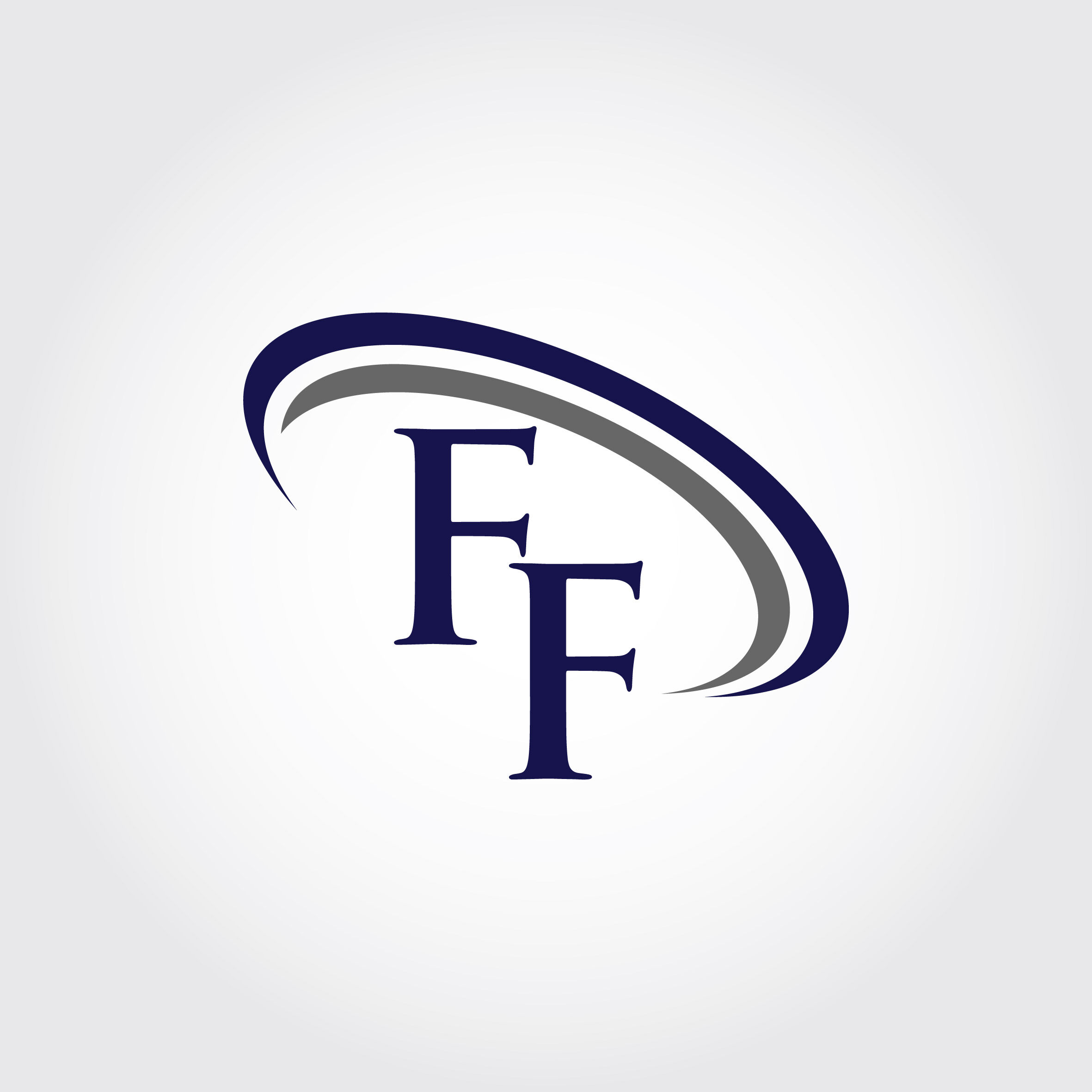 Monogram FF Logo Design By Vectorseller | TheHungryJPEG