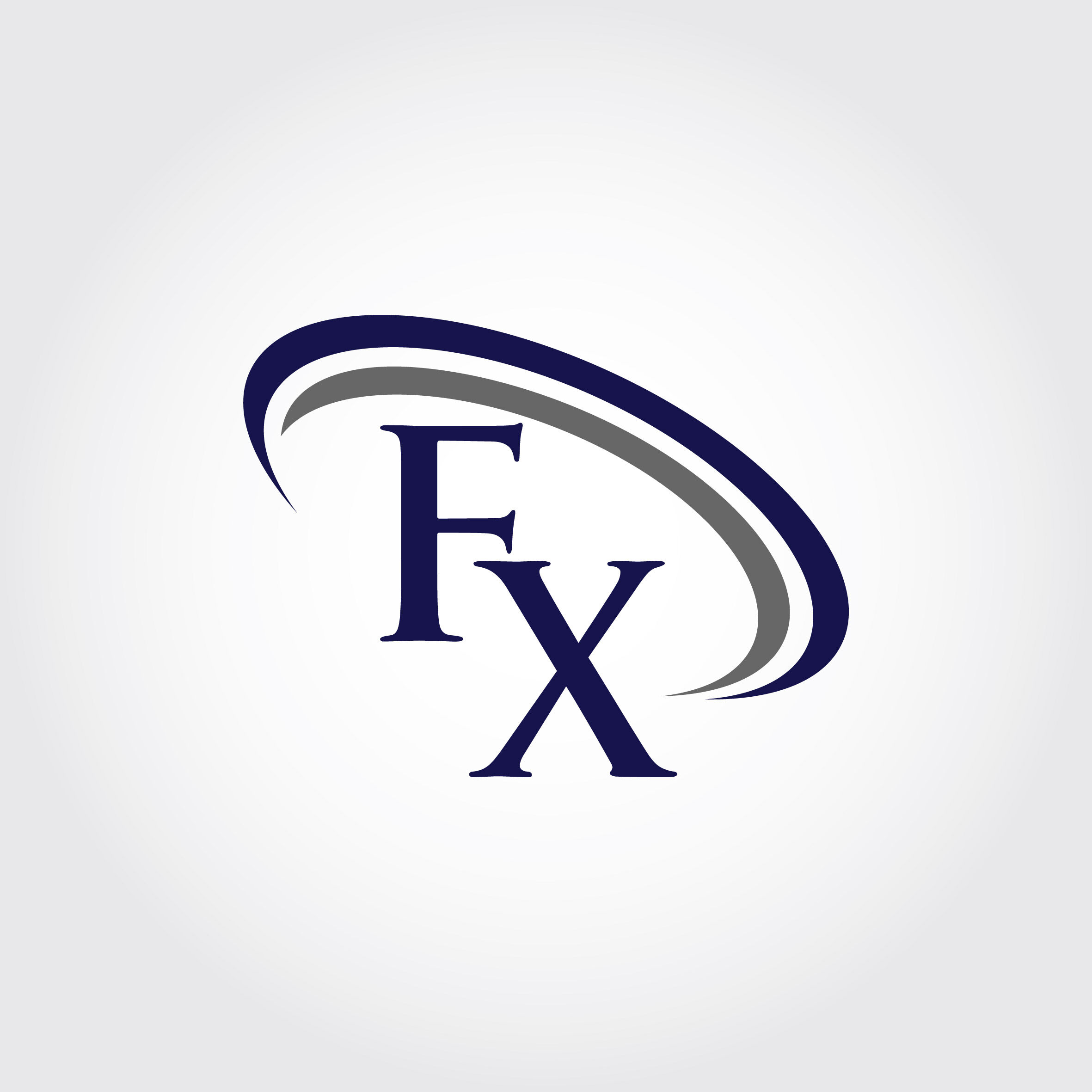 Monogram FX Logo Design By Vectorseller