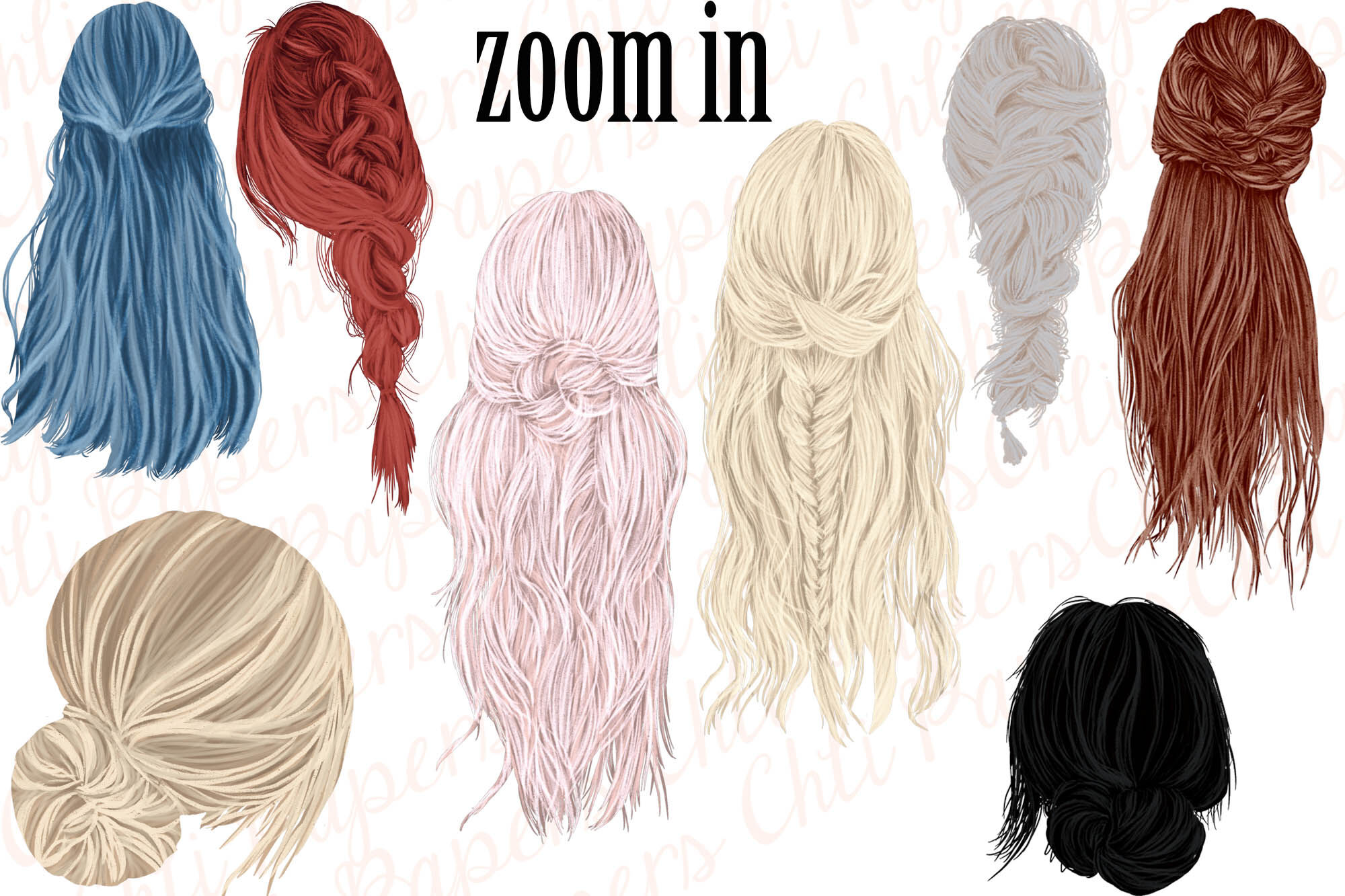 Download Custom Hairstyles Clipart,Hair clipart,Girls hairstyles By ...