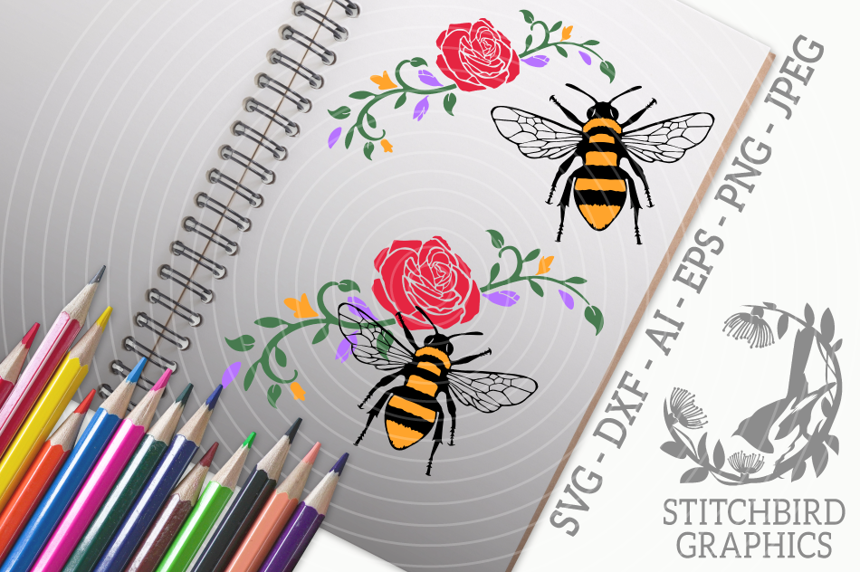 Free Bee Silhouette Svg SVG PNG EPS DXF File