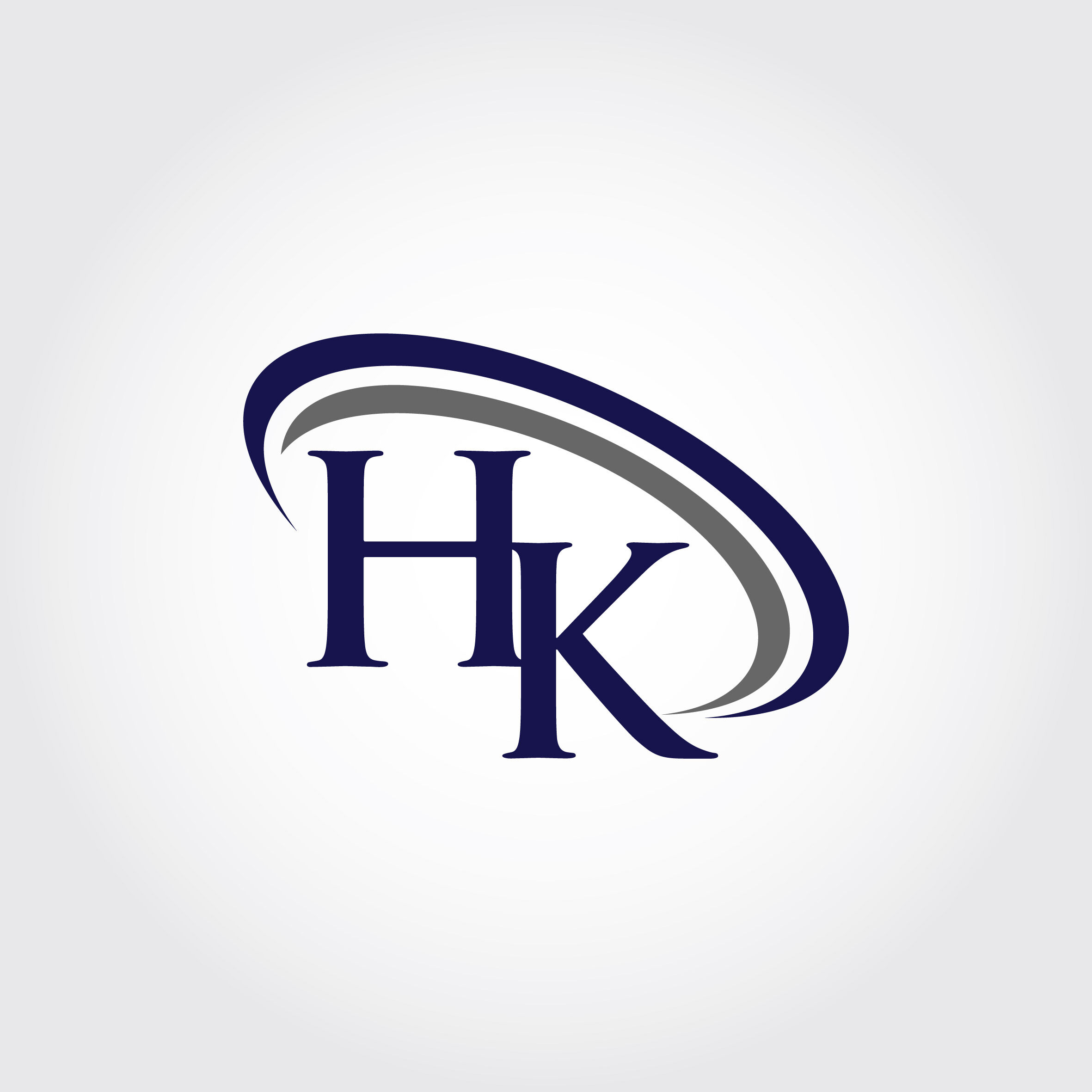 Monogram Hk Logo Design By Vectorseller Thehungryjpeg Com