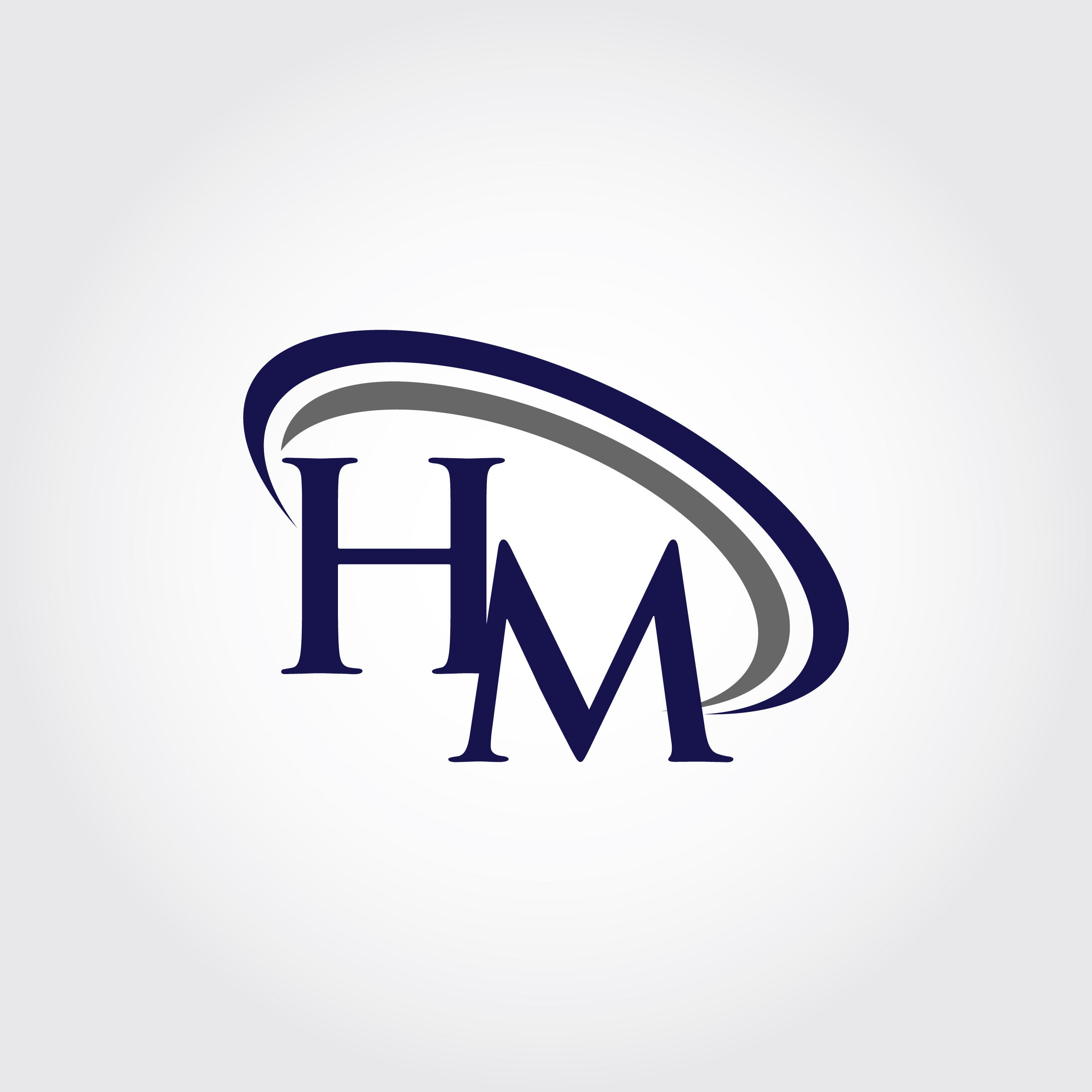 Monogram Hm Logo Design By Vectorseller Thehungryjpeg Com