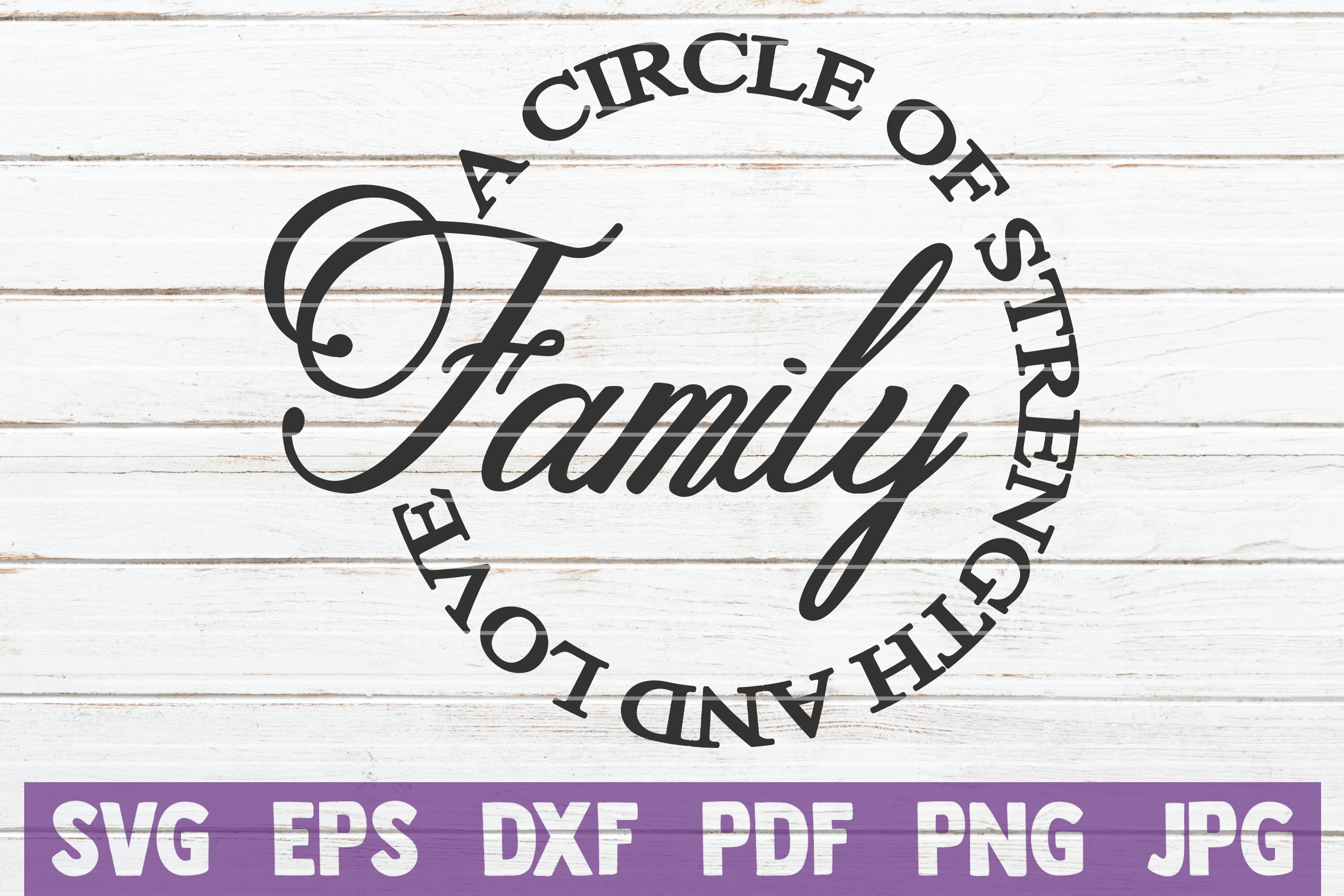 Family A Circle Of Strength And Love By MintyMarshmallows | TheHungryJPEG