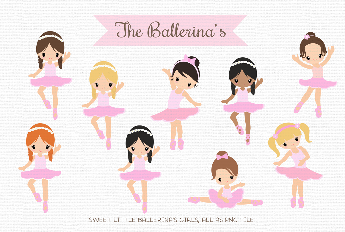 Dancing Ballerina By The Paper Owl Thehungryjpeg Com