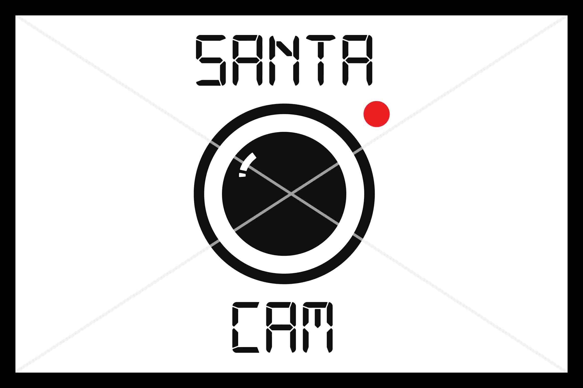 Santa Cam Svg Christmas Svg Instant Download Cut File Cricut By Design Time Thehungryjpeg Com