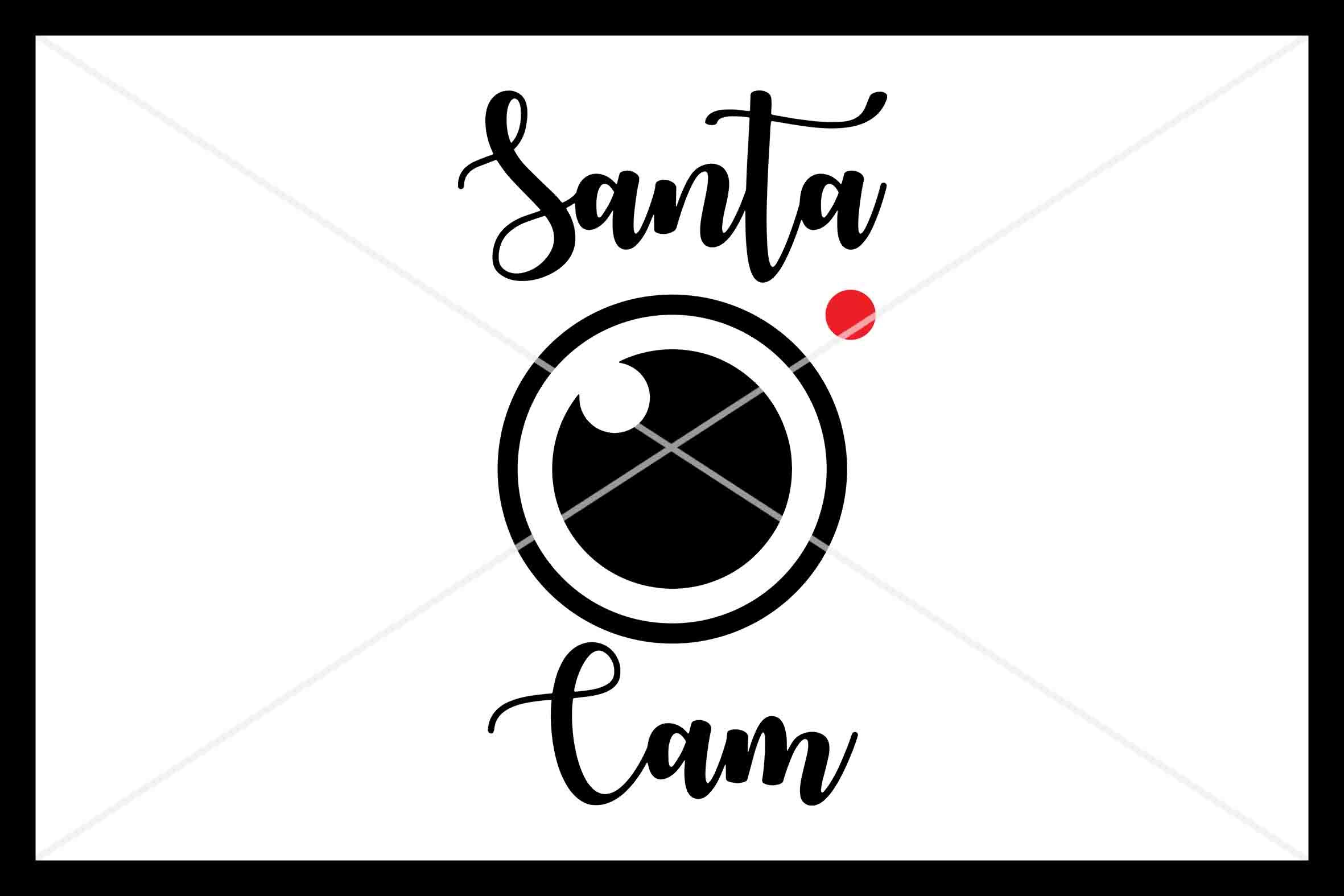 Santa Cam SVG, Christmas SVG, Instant Download, Cut File, Cricut By ...