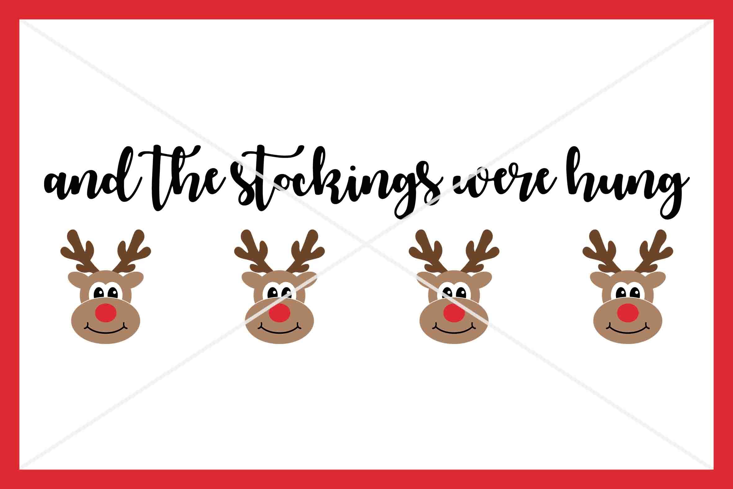 And The Stockings Were Hung Svg Christmas Svg Instant Download By Design Time Thehungryjpeg Com