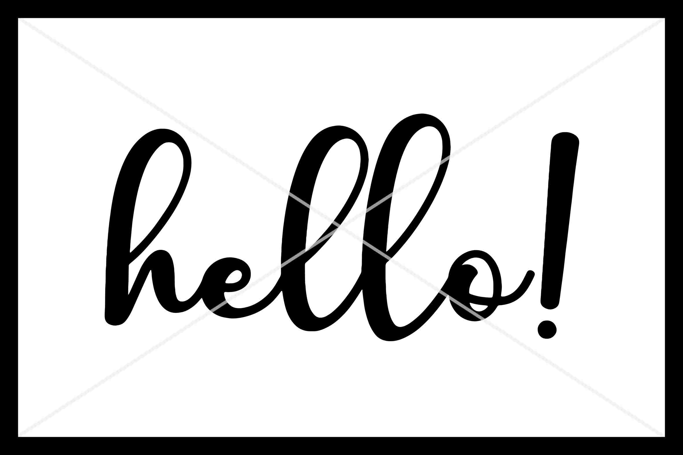 Hello Svg Instant Download Cut File Cricut By Design Time Thehungryjpeg Com