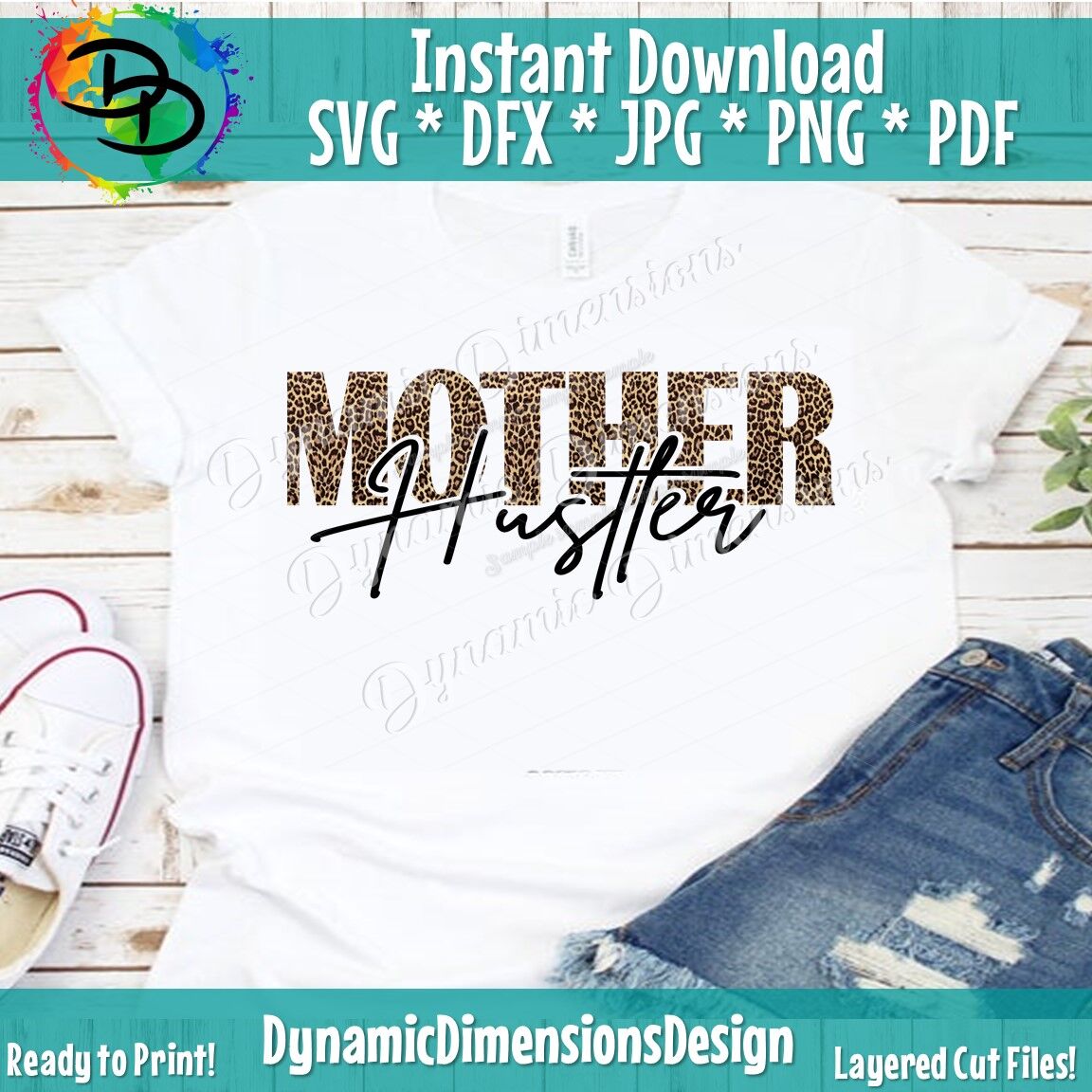 Download Mother Hustler Svg Leopard Momlife Svg Mom Svg Mother Svg Hustle By Dynamic Dimensions Thehungryjpeg Com