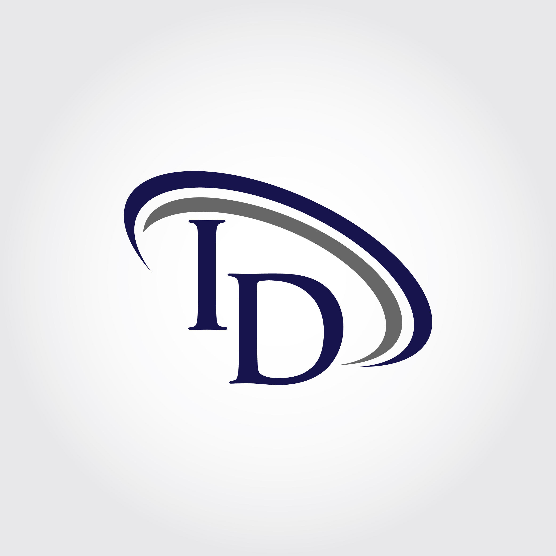 Monogram ID Logo Design By Vectorseller TheHungryJPEG