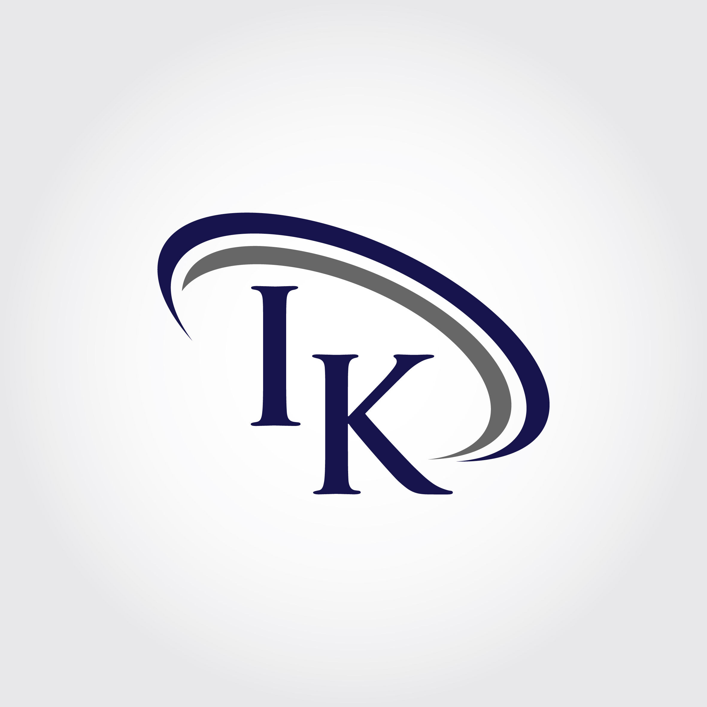 Monogram IK Logo Design By Vectorseller