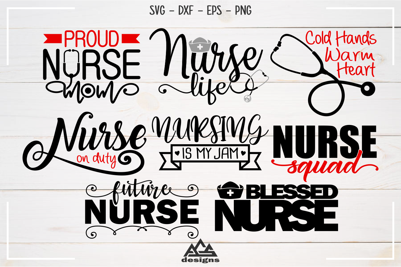 Download Nurse Nursing Quote Packs Svg Design By AgsDesign | TheHungryJPEG.com