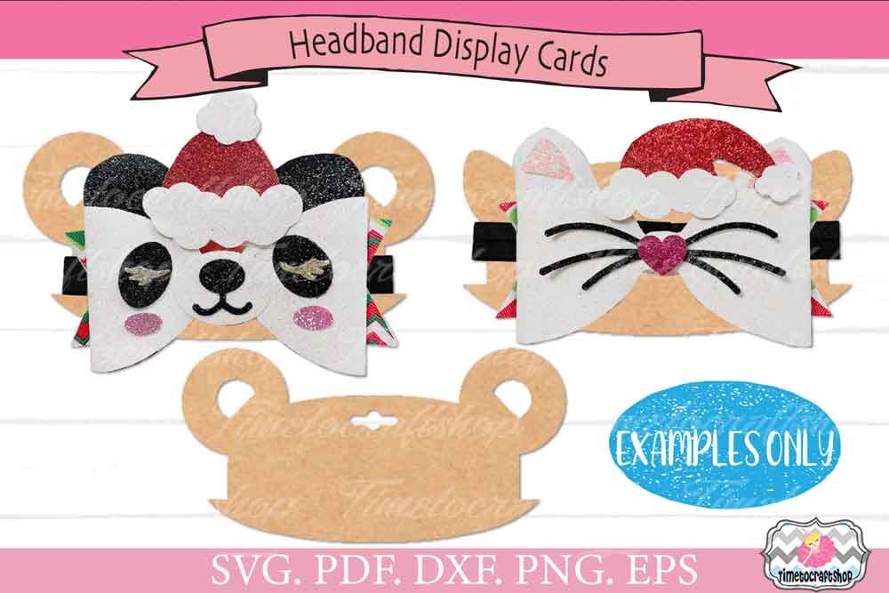 Download Animal Ears Headband Display Card Bundle Svg Png Dxf Pdf Eps By Timetocraftshop Thehungryjpeg Com