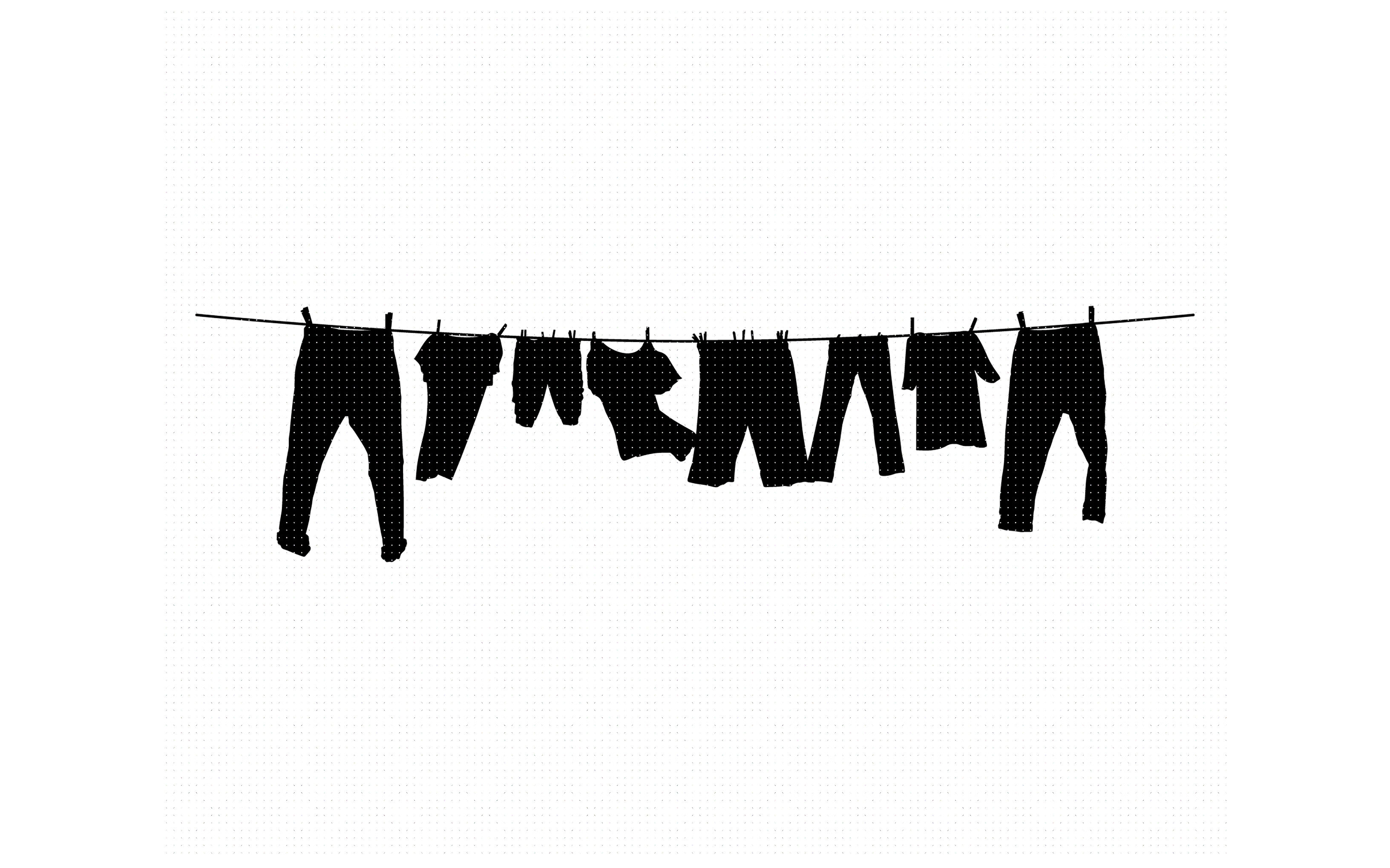 Clothesline Drying Clothes Laundry Svg Dxf Png Eps Cricut By Crafteroks Thehungryjpeg Com