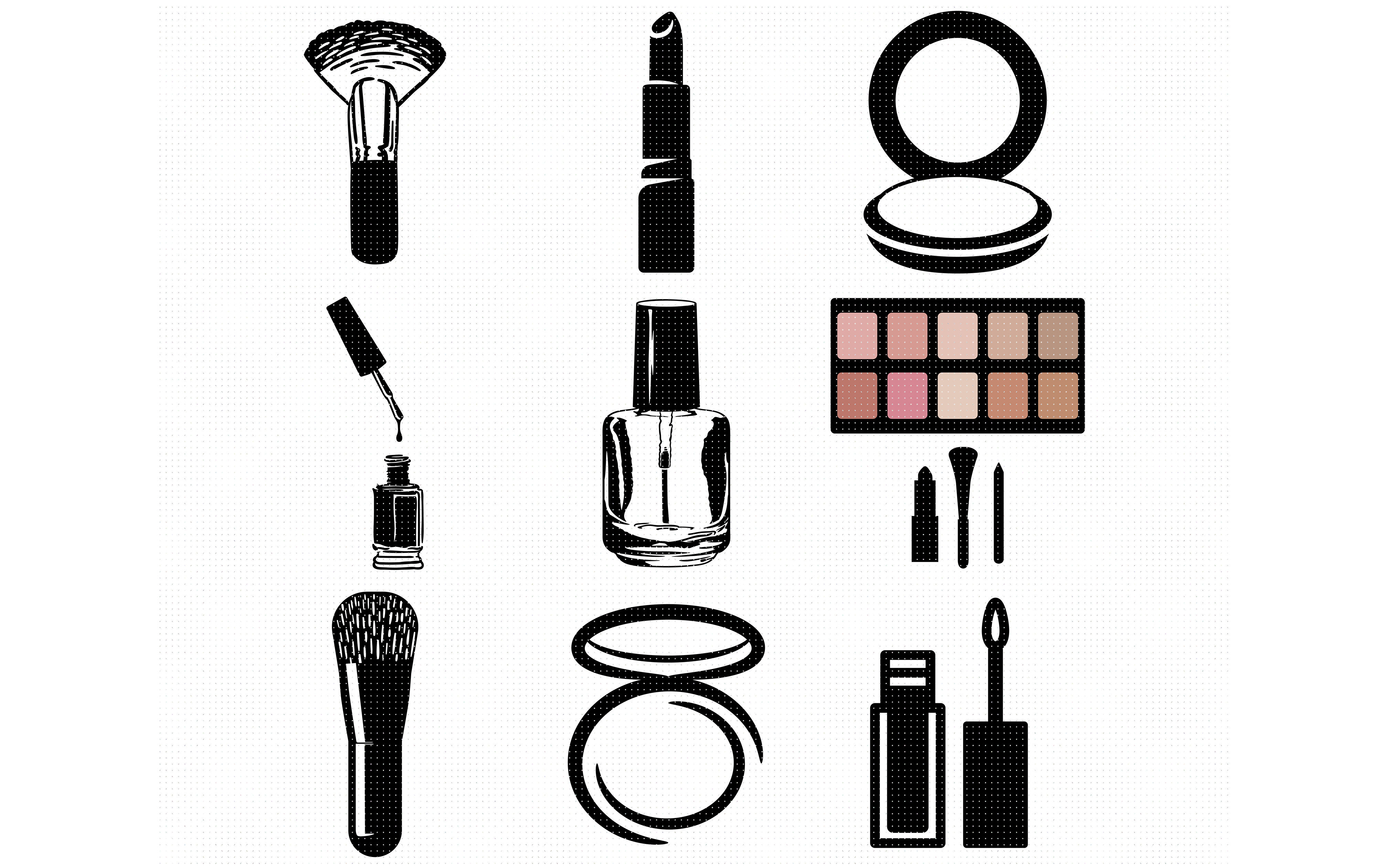 Download makeup, lipstick, cosmetics, nail polish svg, dxf, png ...