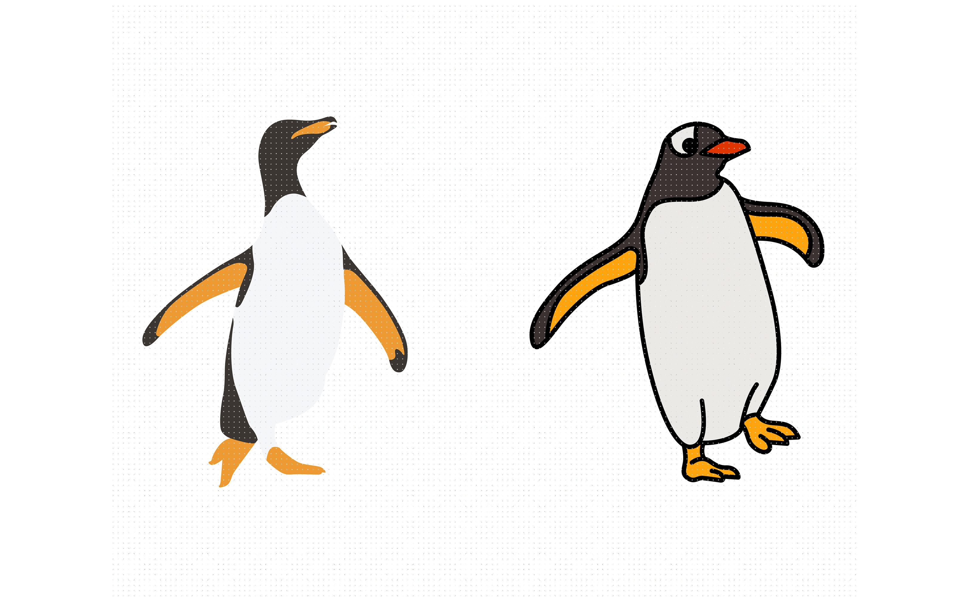 Penguin Clipart - 17 Penguins Clipart: SVG, Outline, JPG
