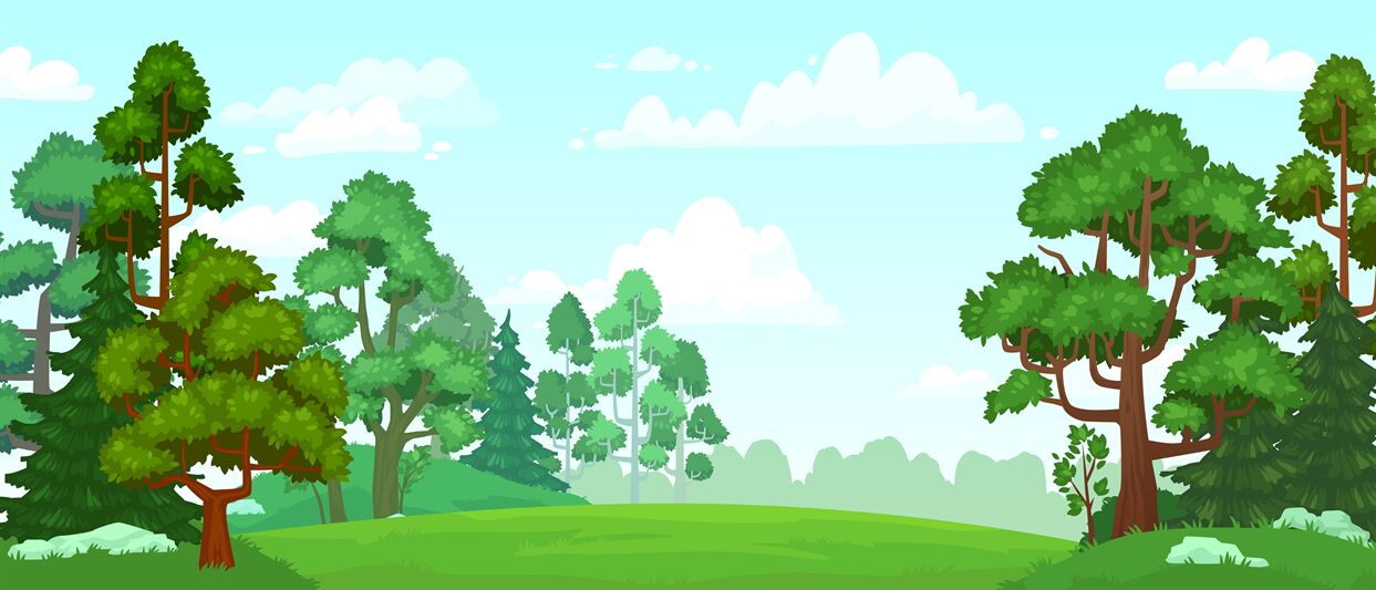 animated forest clipart