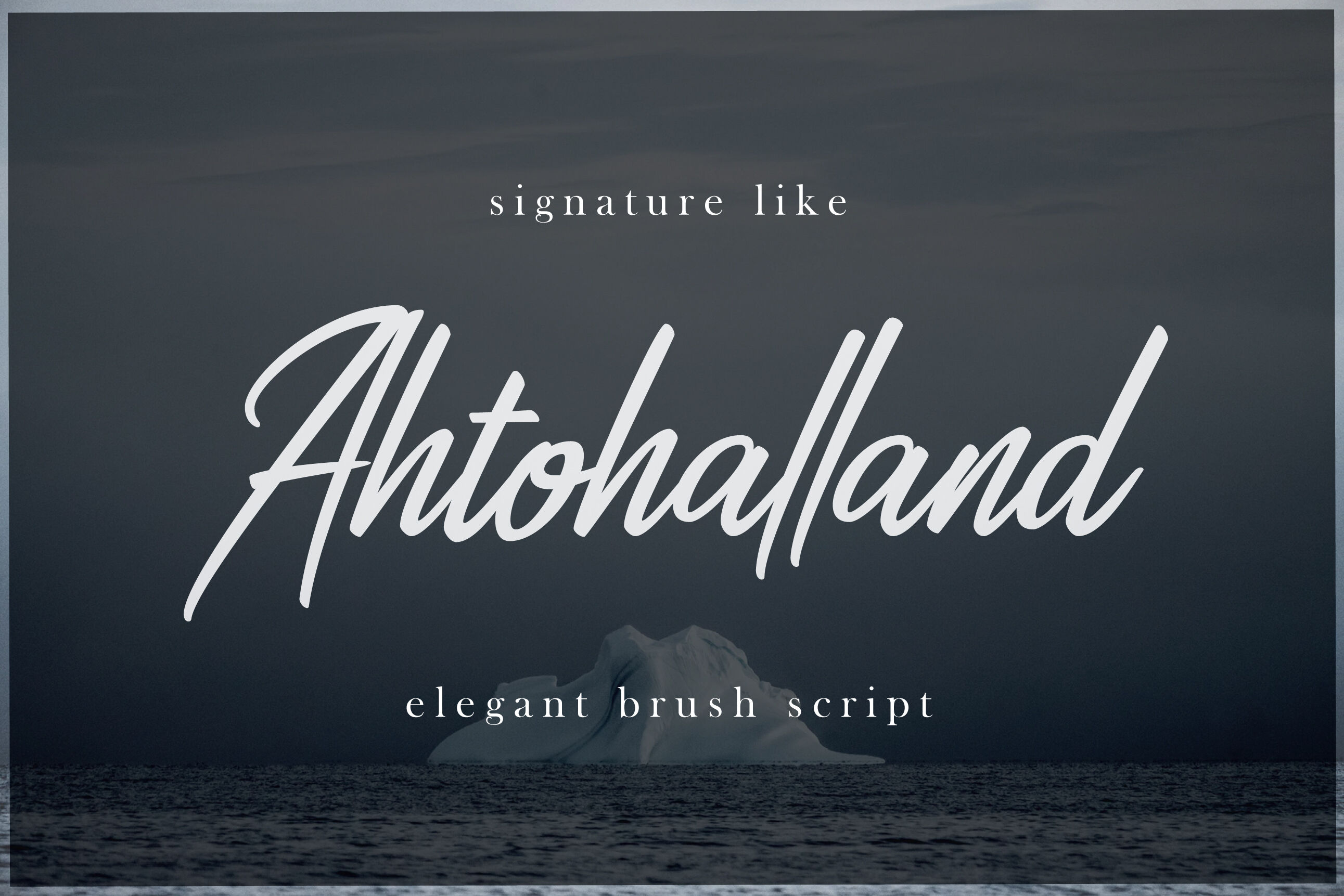 Ahtohalland Elegant Signature Script By Greatype19 Thehungryjpeg Com