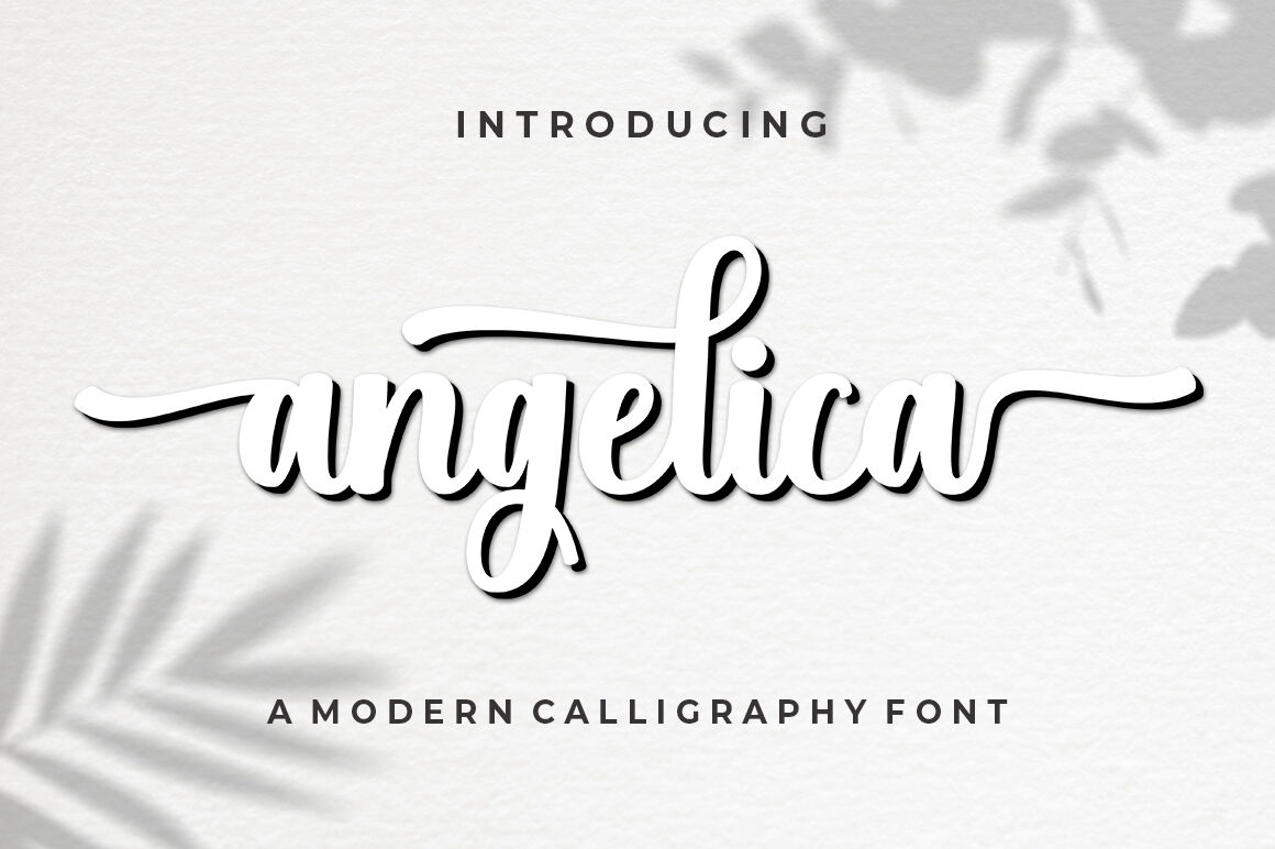 Angelica Script By Supotype Thehungryjpeg Com