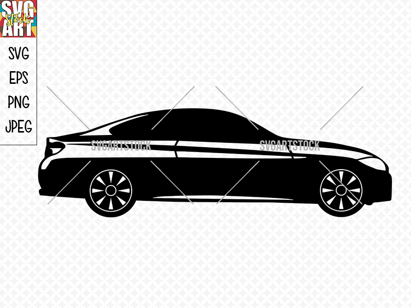 Download Car Silhouette By Svg Art Stock Thehungryjpeg Com