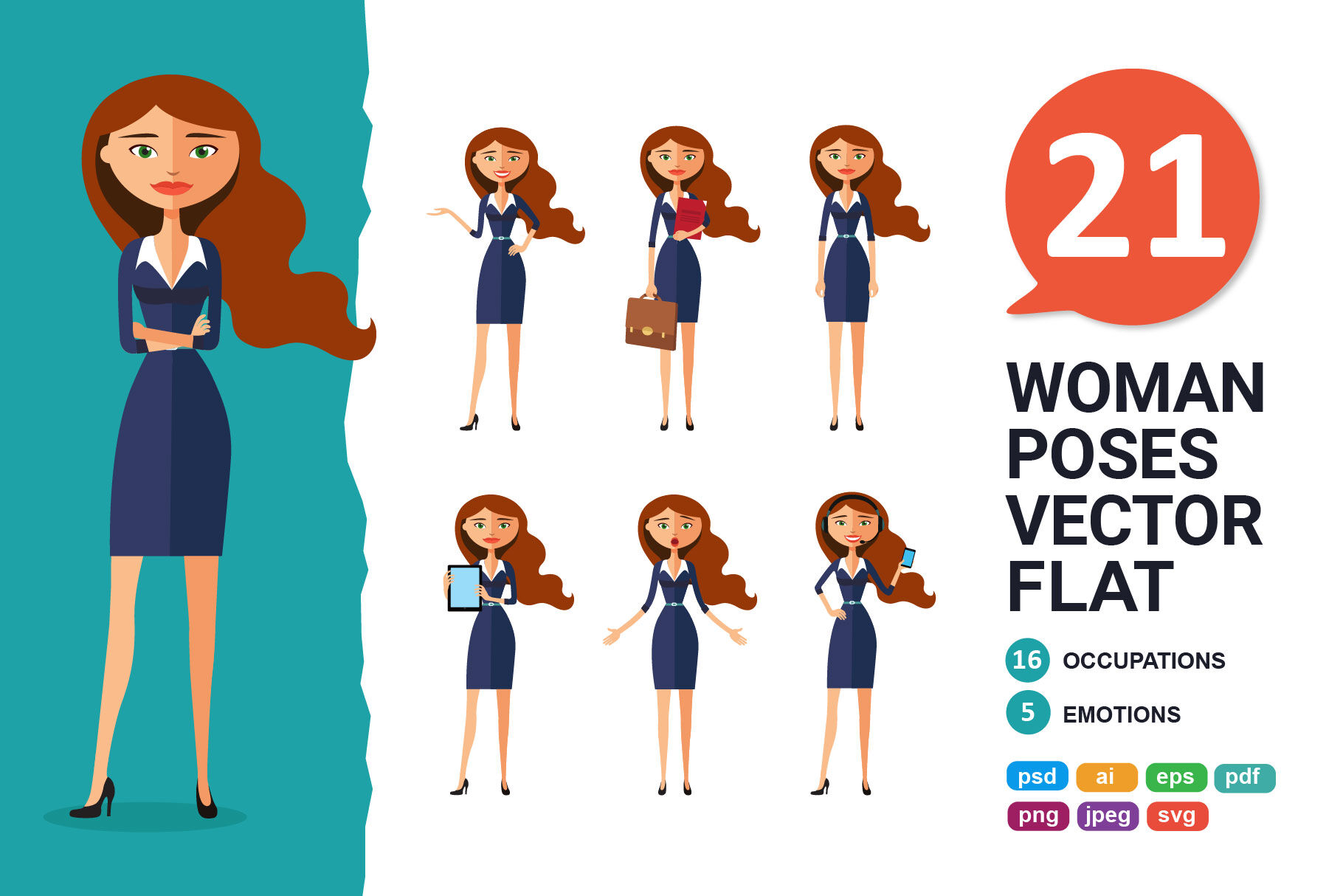 Cartoon female character poses. Active woman in jeans posing. Casual  clothes. Different emotions and everyday activities. Standing and walking  girl. Vector persons body positions set Stock Vector | Adobe Stock