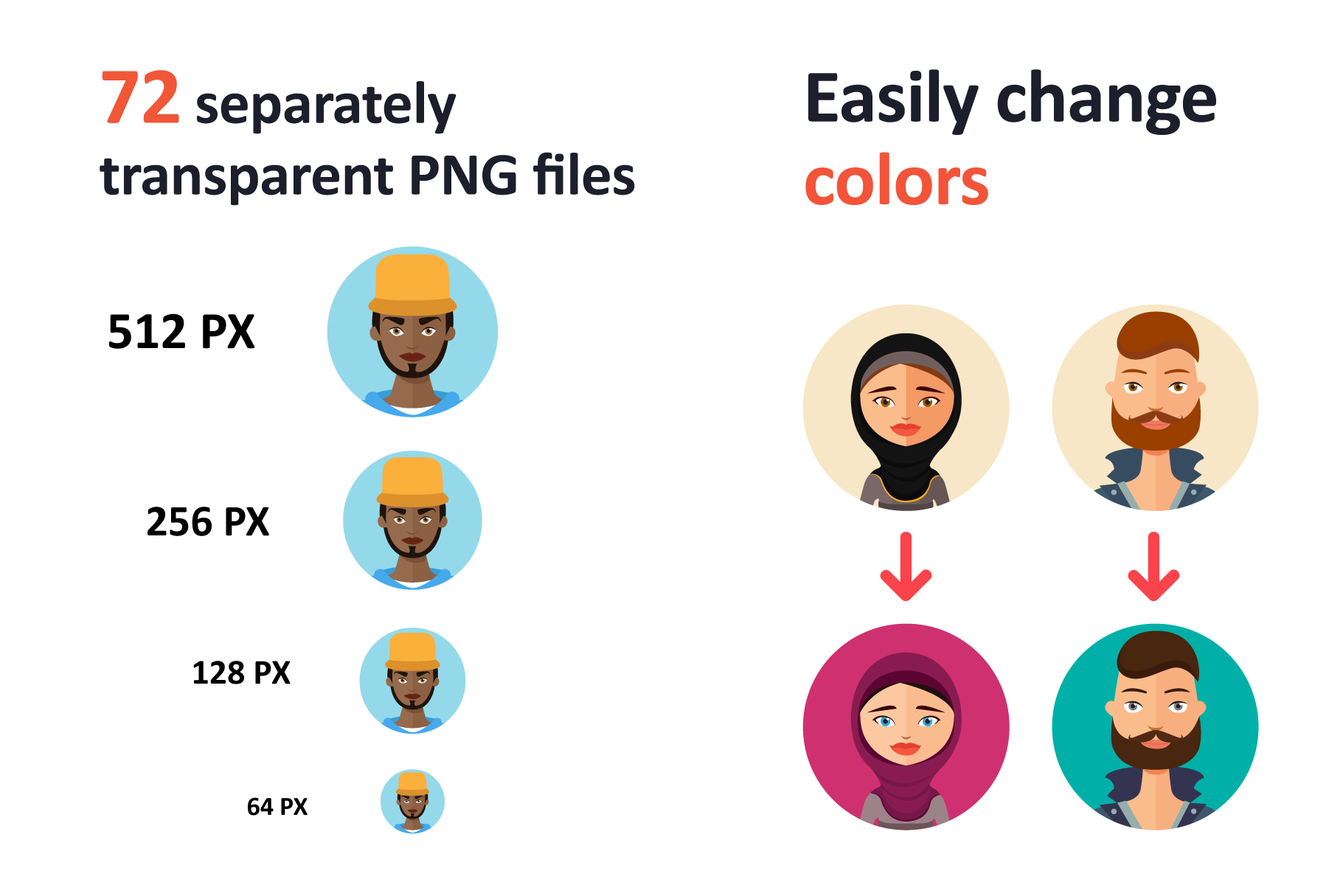 vector people icons