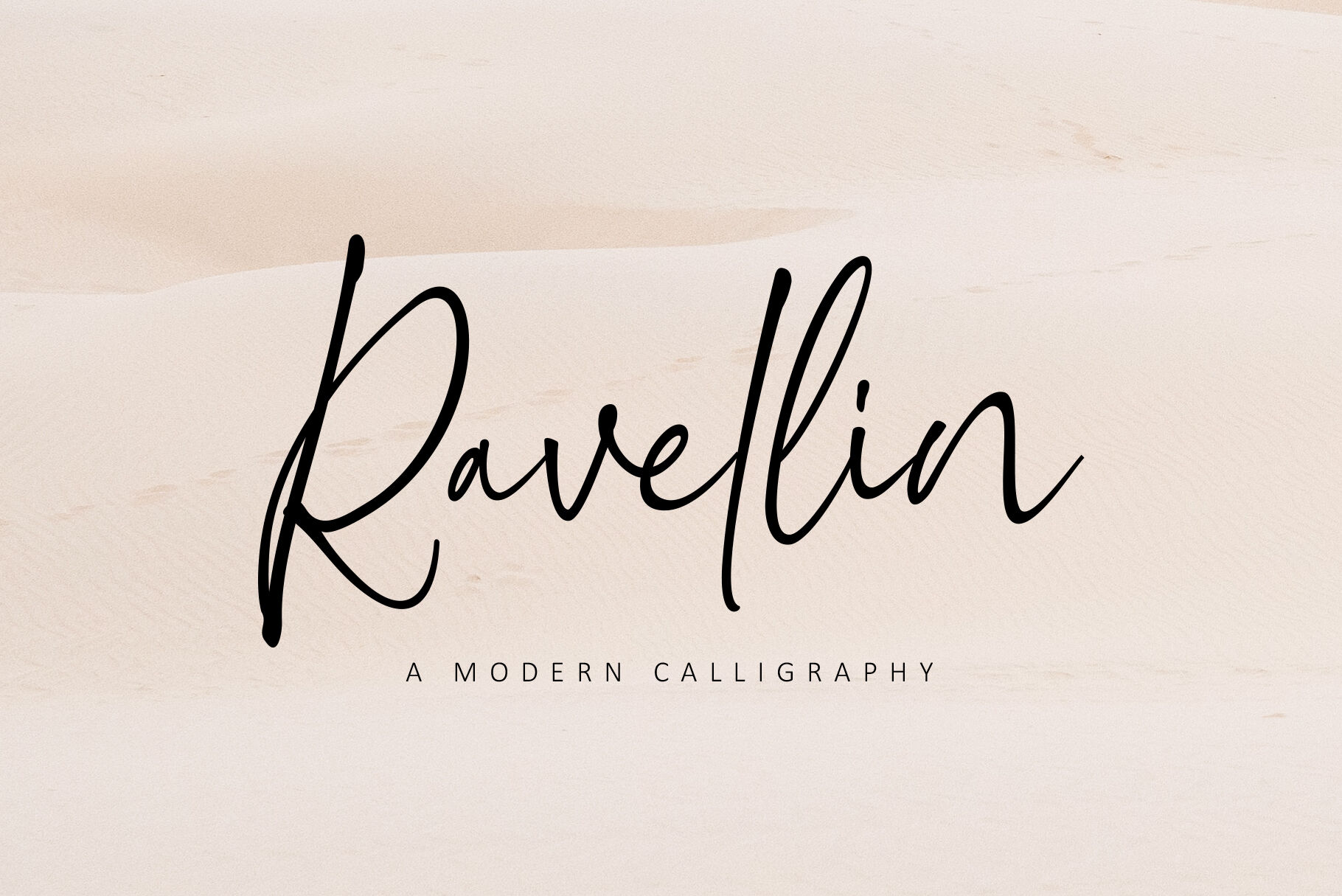 Ravellin A Modern Calligraphy By Nyalaapi Thehungryjpeg Com