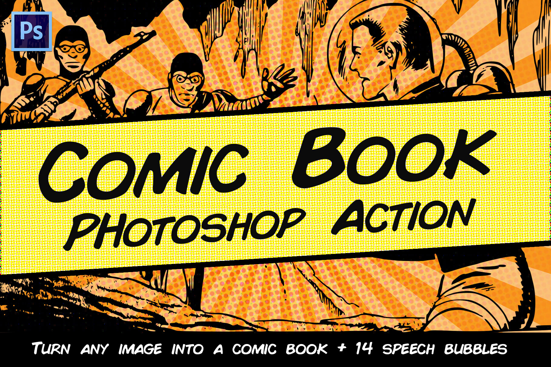 comic book action photoshop download