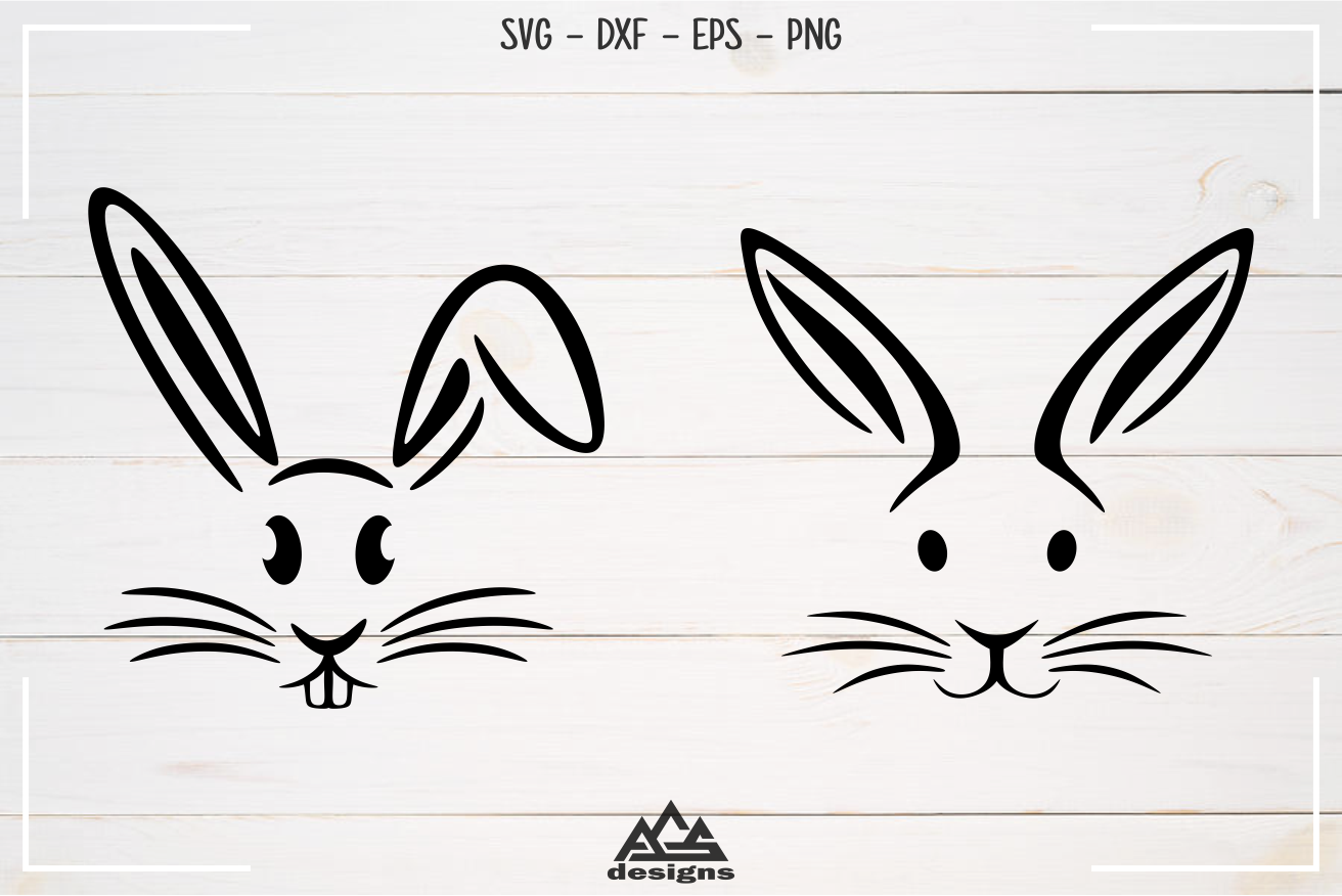 Rabbit Easter Bunny Svg Design By AgsDesign | TheHungryJPEG