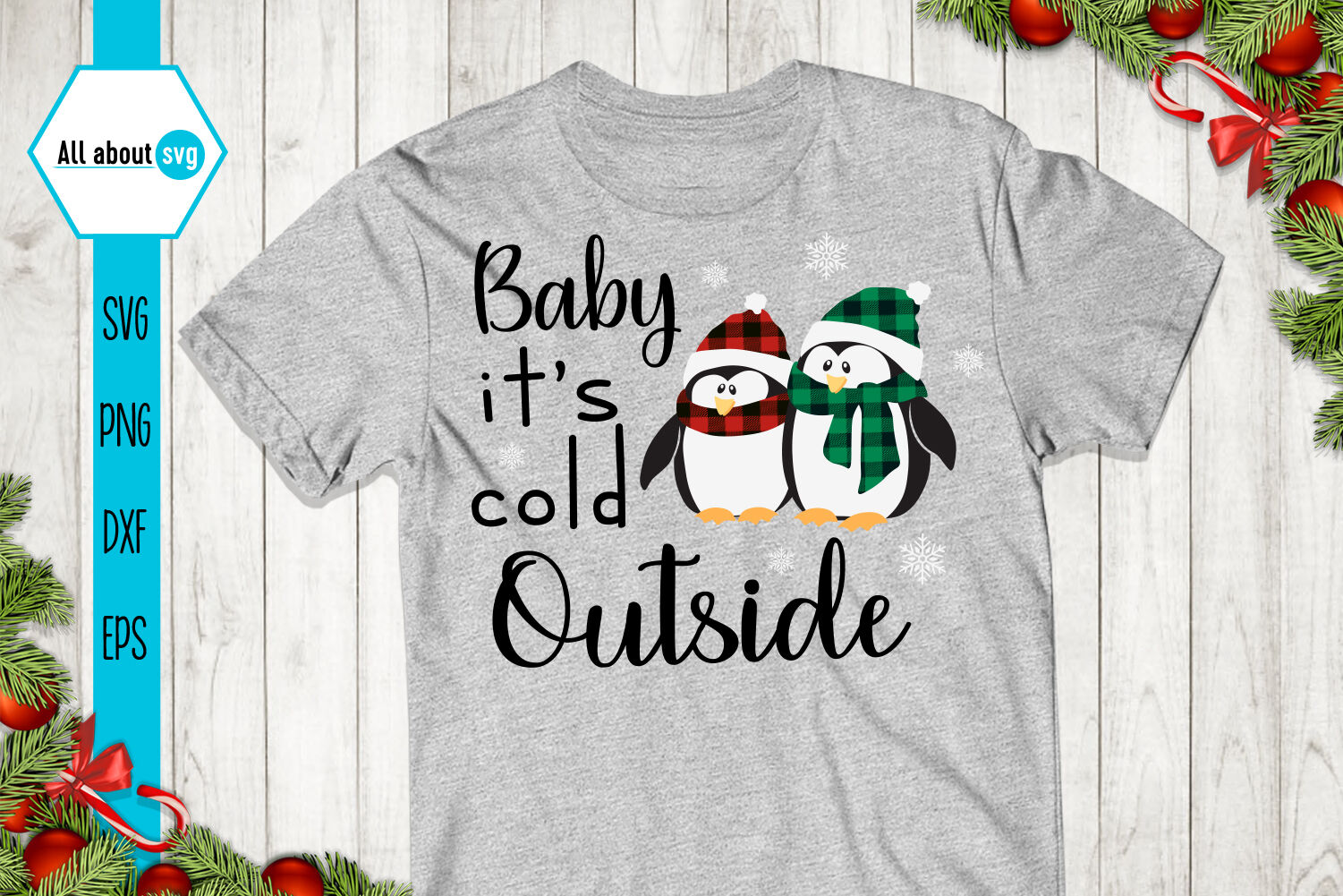 Download Baby It S Cold Outside Penguin Svg By All About Svg Thehungryjpeg Com