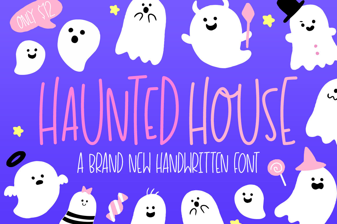 Haunted House Font By Salt Pepper Designs Thehungryjpeg Com