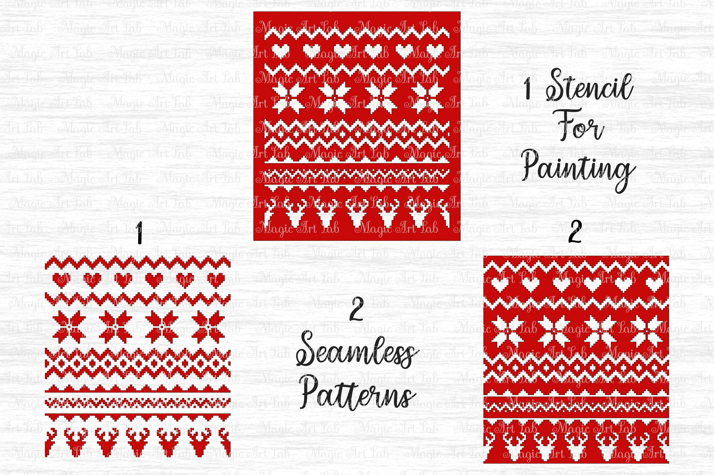 Sweater Pattern Svg Christmas Pattern Svg Christmas Sweater Svg By Magicartlab Thehungryjpeg Com