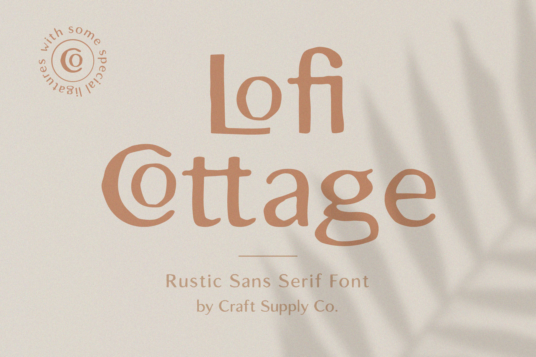 Lofi Cottage Rustic Sans Serif By Craft Supply Co Thehungryjpeg Com