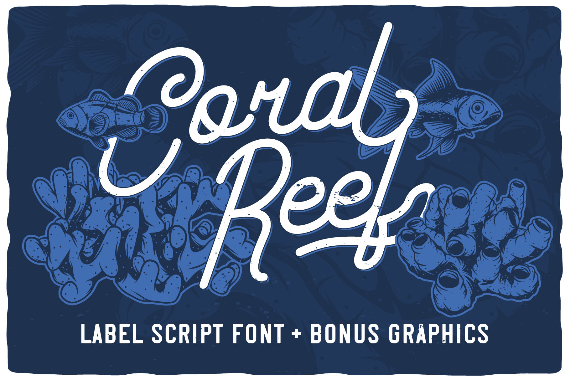 Coral Reef Script Font By Vozzy Vintage Fonts And Graphics Thehungryjpeg Com