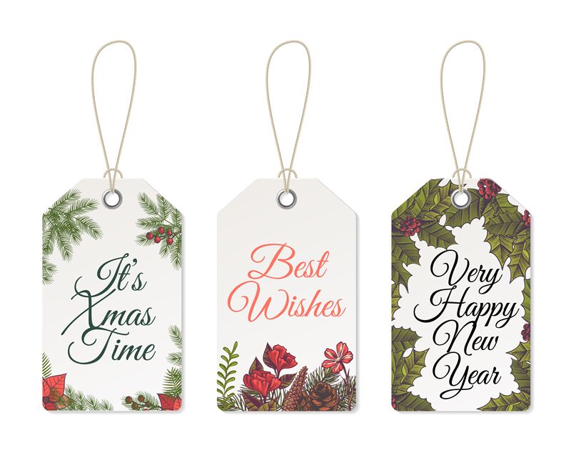Christmas Tags Xmas Cute Design For Printable Template Of Card Celebr By Yummybuum Thehungryjpeg Com