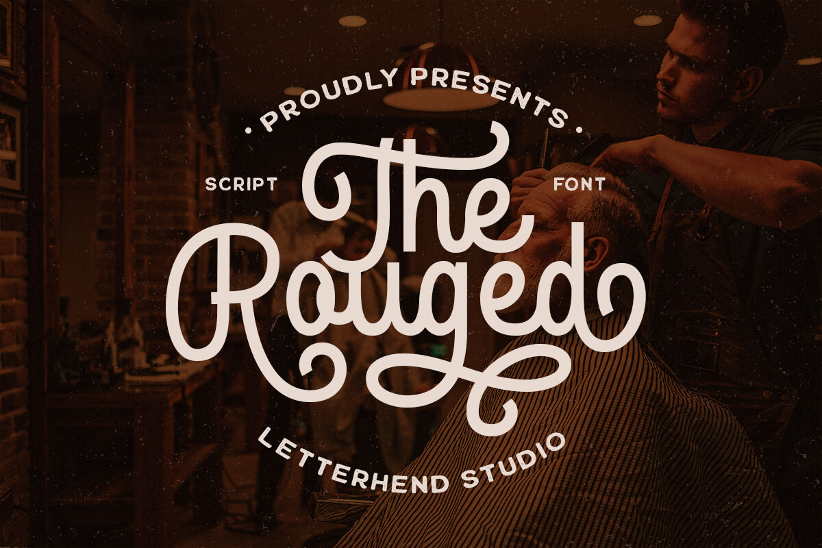 The Rouged - Display Script Font By Letterhend | TheHungryJPEG